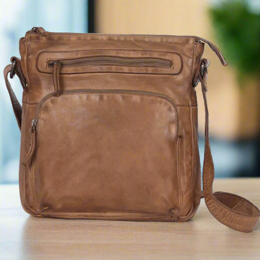 MET Front Organizer Crossbody Bag for Women - Stylish & Functional Small Shoulder Bag with Multiple Pockets - Perfect for Travel, Work, and Everyday Use