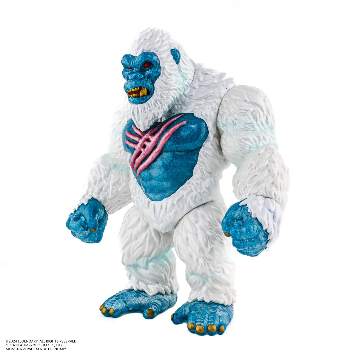 Godzilla x Kong: The New Empire Kong Soft Vinyl Figure - Primal Frost Variant Collectible Toy for Movie Fans & Pop Culture Enthusiasts | Perfect for Display, Gifts, and Anime Collections