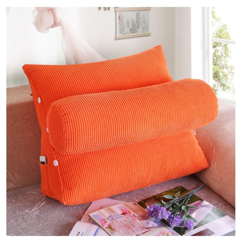 Adjustable Wedge Pillow for Neck Support - Triangle Reading Pillow for Sofa, Bed & Office Chair - Backrest Cushion with Ergonomic Design (Color: D, Size: 60x50x25cm) - Perfect for Reading, Relaxing & Pain Relief