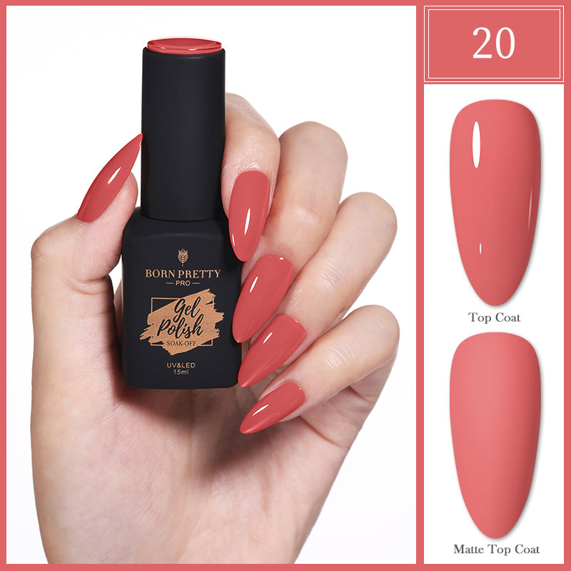 Born Pretty TruButy Series Gel Nail Polish - Long Lasting, High Gloss, 20 Vibrant Colors for Salon & DIY Manicures at Home