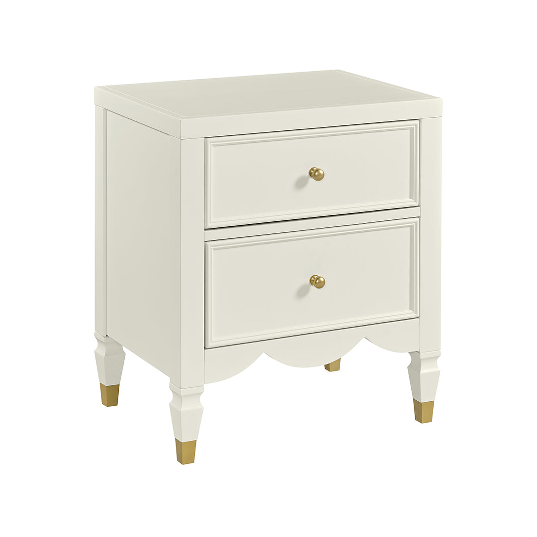 Olivia Nightstand - Modern Bedside Table with Drawer, Wooden Night Stand for Bedroom, Living Room, and Office - Perfect for Storage and Decor