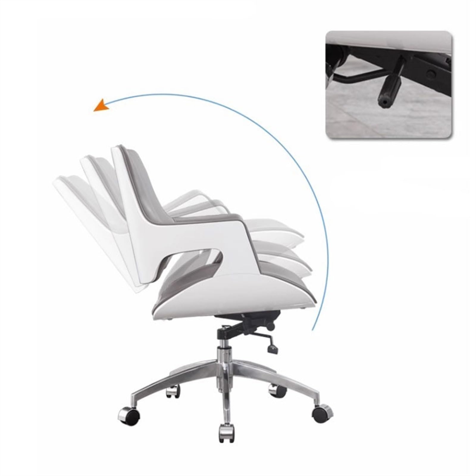 Ergonomic Office Chair - Modern Computer Desk Chair with 360° Swivel & Adjustable Height for Home, Conference, and Staff Use - Comfortable Work from Home & Office Seating Solution