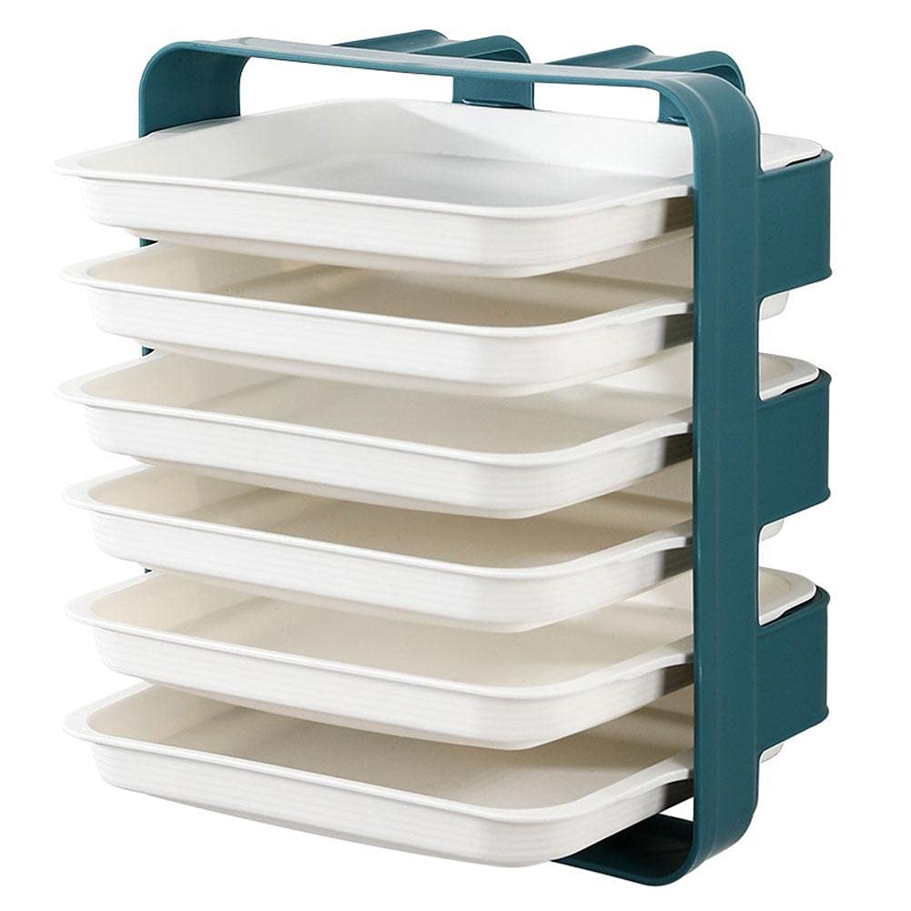 Taloyer Wall-Mounted Kitchen Prep Shelf - Portable Non-Perforated Rectangular Prep Tray, Multi-Layer Stackable Vegetable Drain Rack for Organizing Fruits & Veggies - Perfect for Small Kitchen Space Saving & Countertop Organization