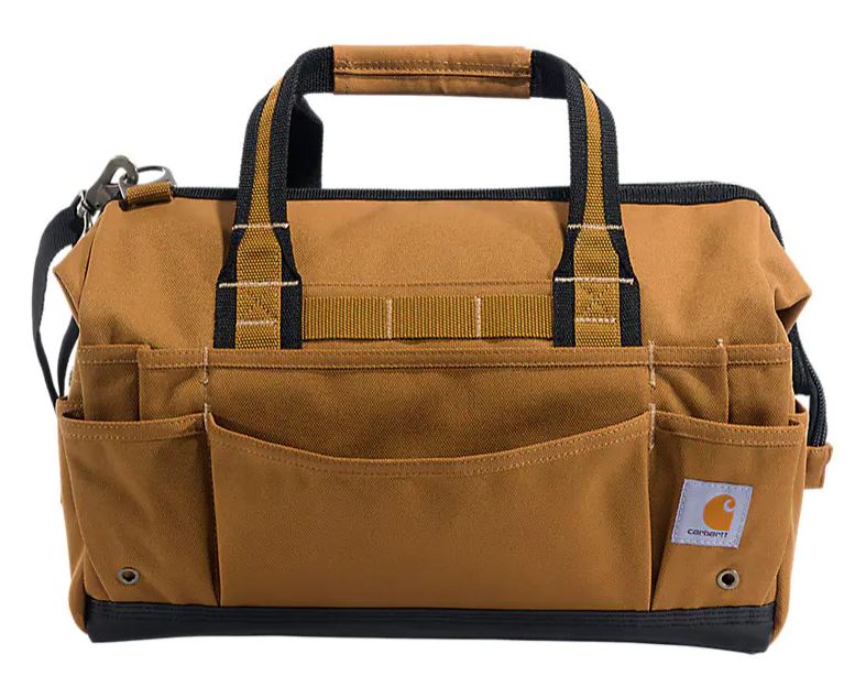 30-Pocket Heavyweight Durable Tool Bag with Reinforced Handles - Perfect for Electricians, Plumbers & Contractors - Organize Wrenches, Screwdrivers & More
