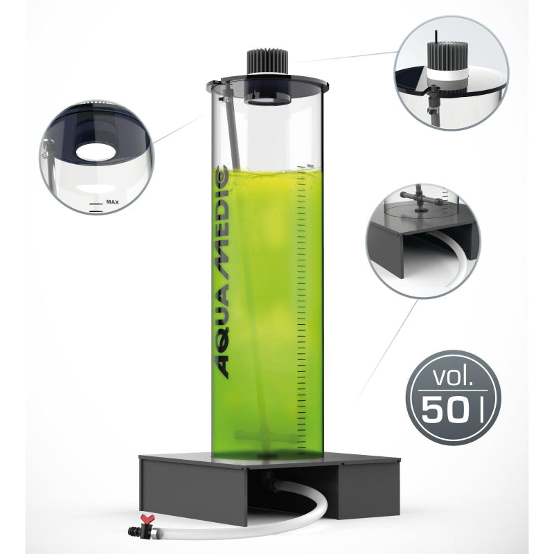 Aqua Medic Plankton Light Reactor PRO - Premium Algae Reactor for Saltwater Aquariums | Coral Growth & Phytoplankton Cultivation | Perfect for Reef Tanks & Marine Ecosystems