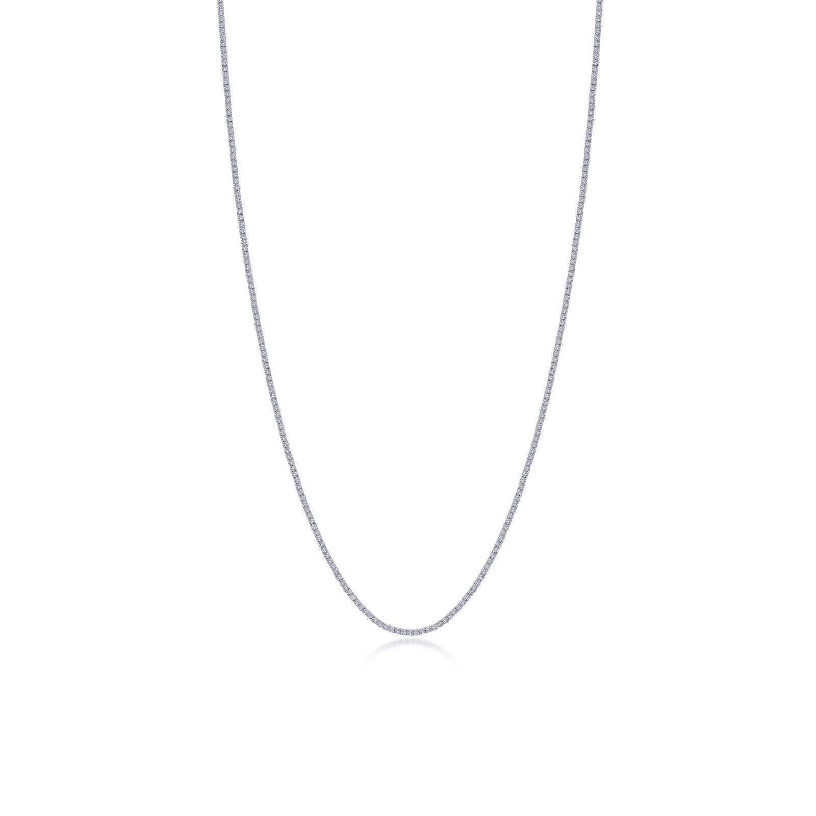 13.7 CTW 30 Inch Tennis Necklace - Elegant Diamond Tennis Chain for Women, Perfect for Weddings, Parties & Special Occasions