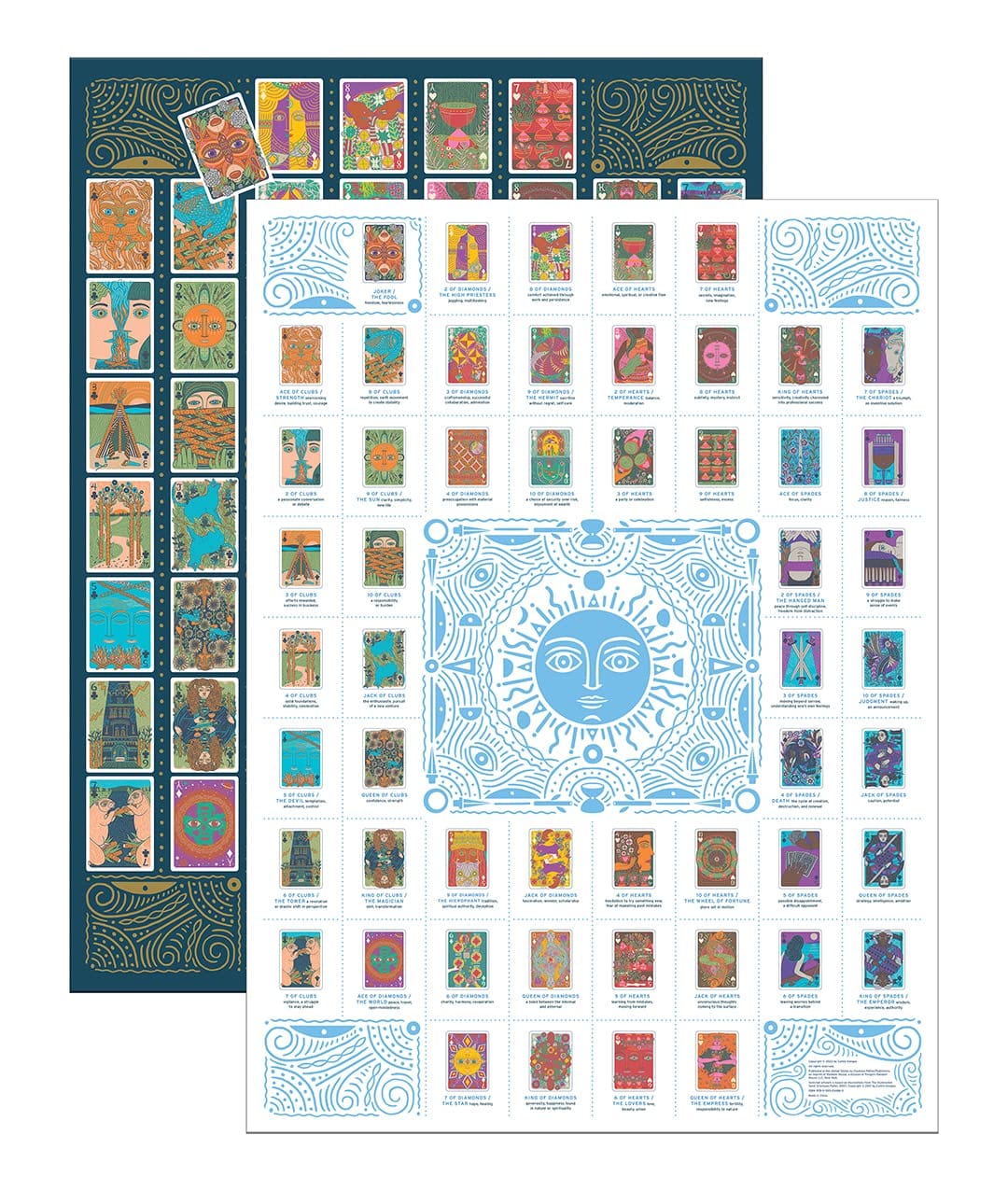 Glow in the Dark Tarot Puzzle - Mystical 500-Piece Jigsaw Puzzle with Illuminated Cards | Perfect for Meditation, Yoga, and Spiritual Decor