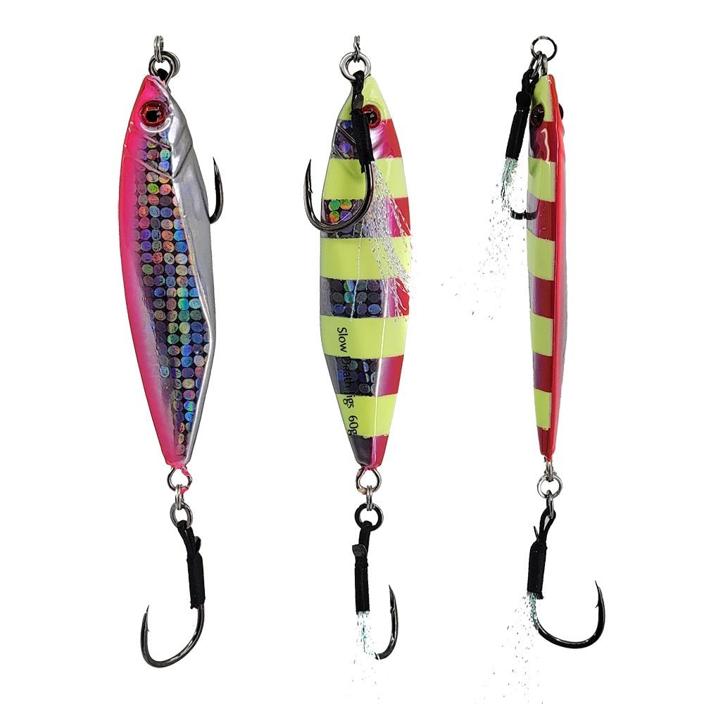 Premium Micro Jigs for Bass Fishing - High Performance Submission Fishing Assassin Lures for Freshwater & Saltwater (Great for Kayak Fishing & Ice Fishing)