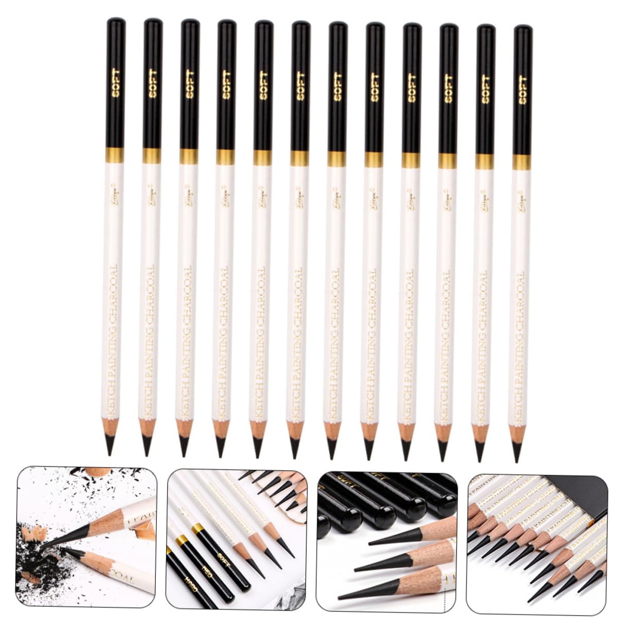 NUOBESTY 48-Piece Sketch Pencil Set - Professional Drawing Pencils, Graphite Art Pencils for Artists & Students - Perfect for Sketching, Shading & Detailed Artwork