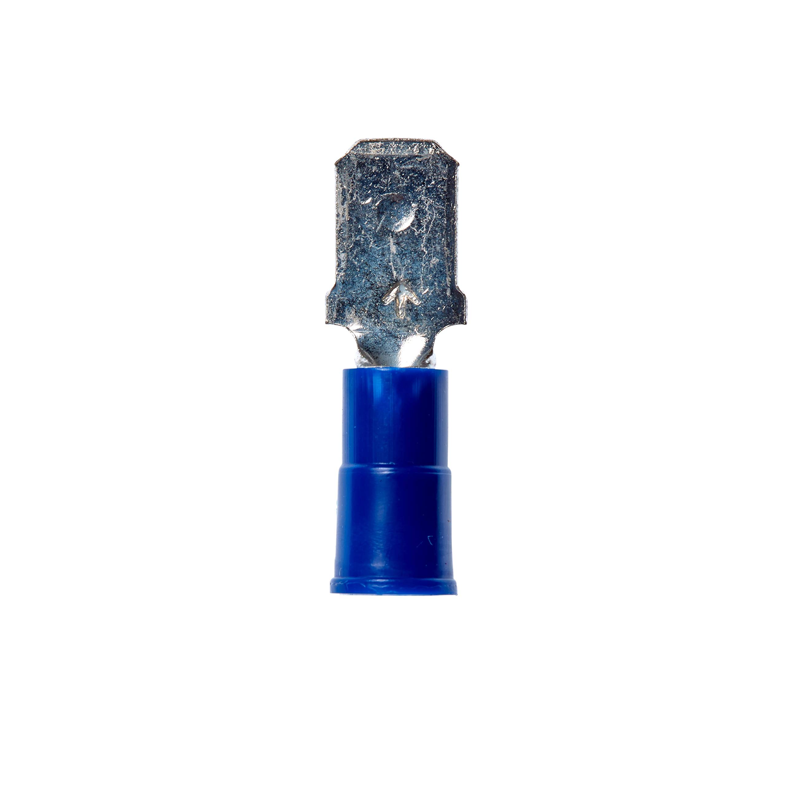 3M Scotchlok Male Disconnect Vinyl Insulated Connectors - MVU14-250DMX (100 Pack) - Ideal for Automotive Wiring, Electrical Repairs & DIY Projects