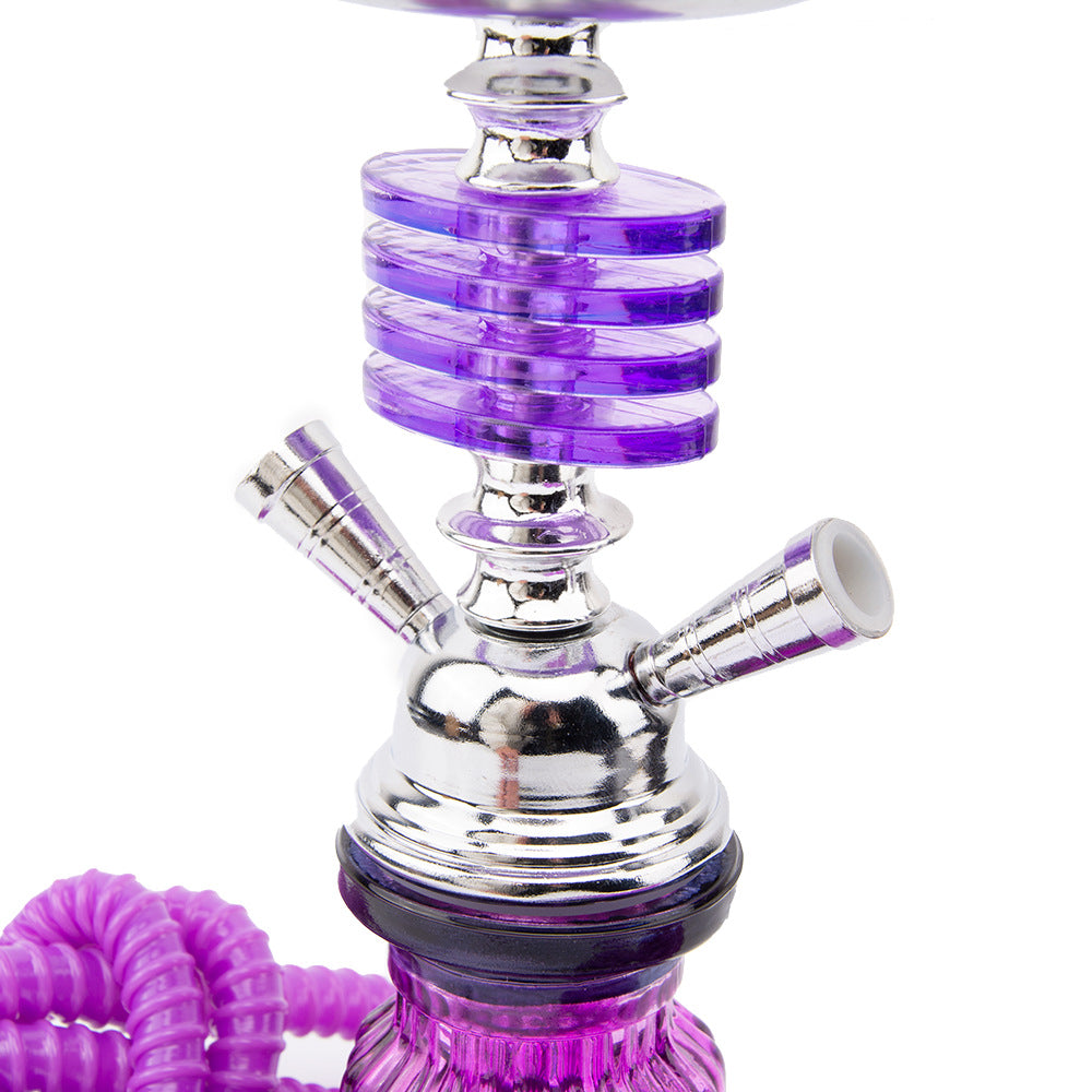 Premium Double Hose Hookah Set - Authentic Shisha Narguile Hookah for Smooth Smoking Experience | Perfect for Parties, Lounges & Relaxation at Home
