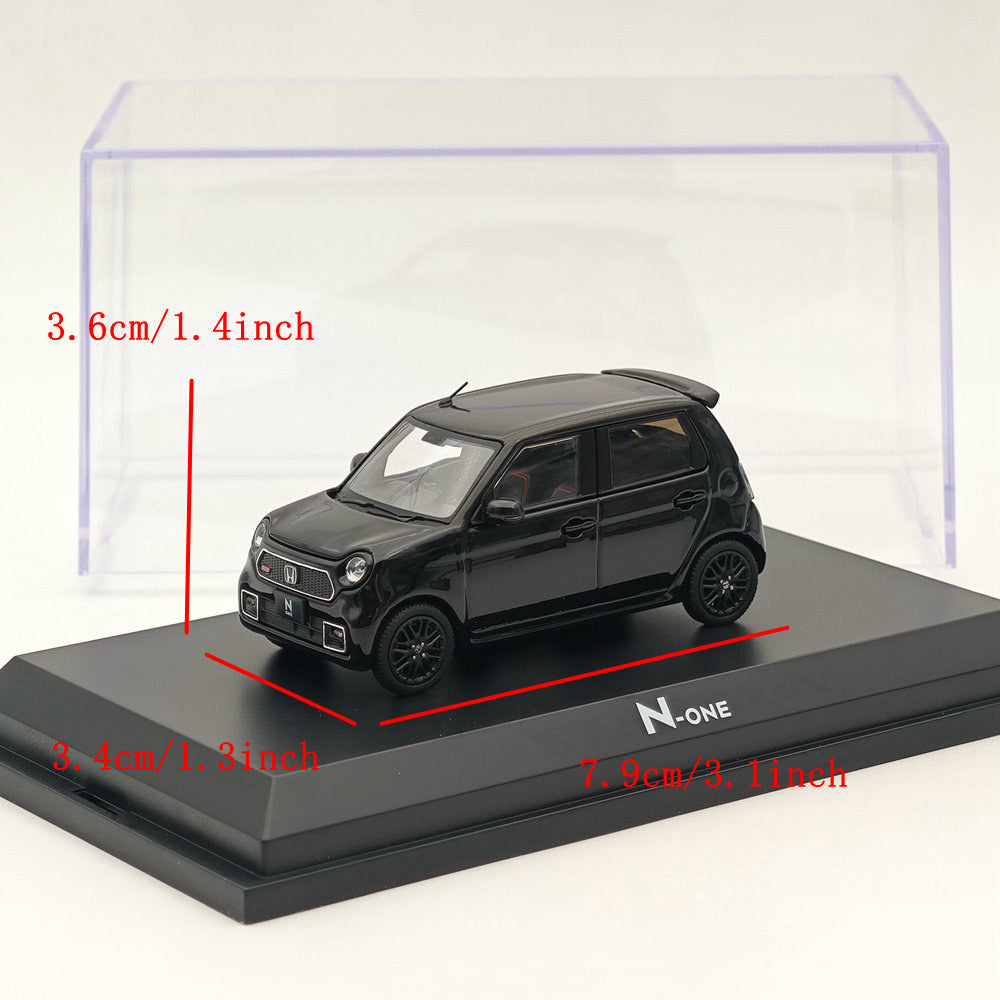 1/43 Scale Honda N ONE RS Crystal Black Pearl Diecast Model Car - Limited Edition Collectible for Car Enthusiasts & Hobbyists | Perfect for Display, Gifts & Model Car Collections