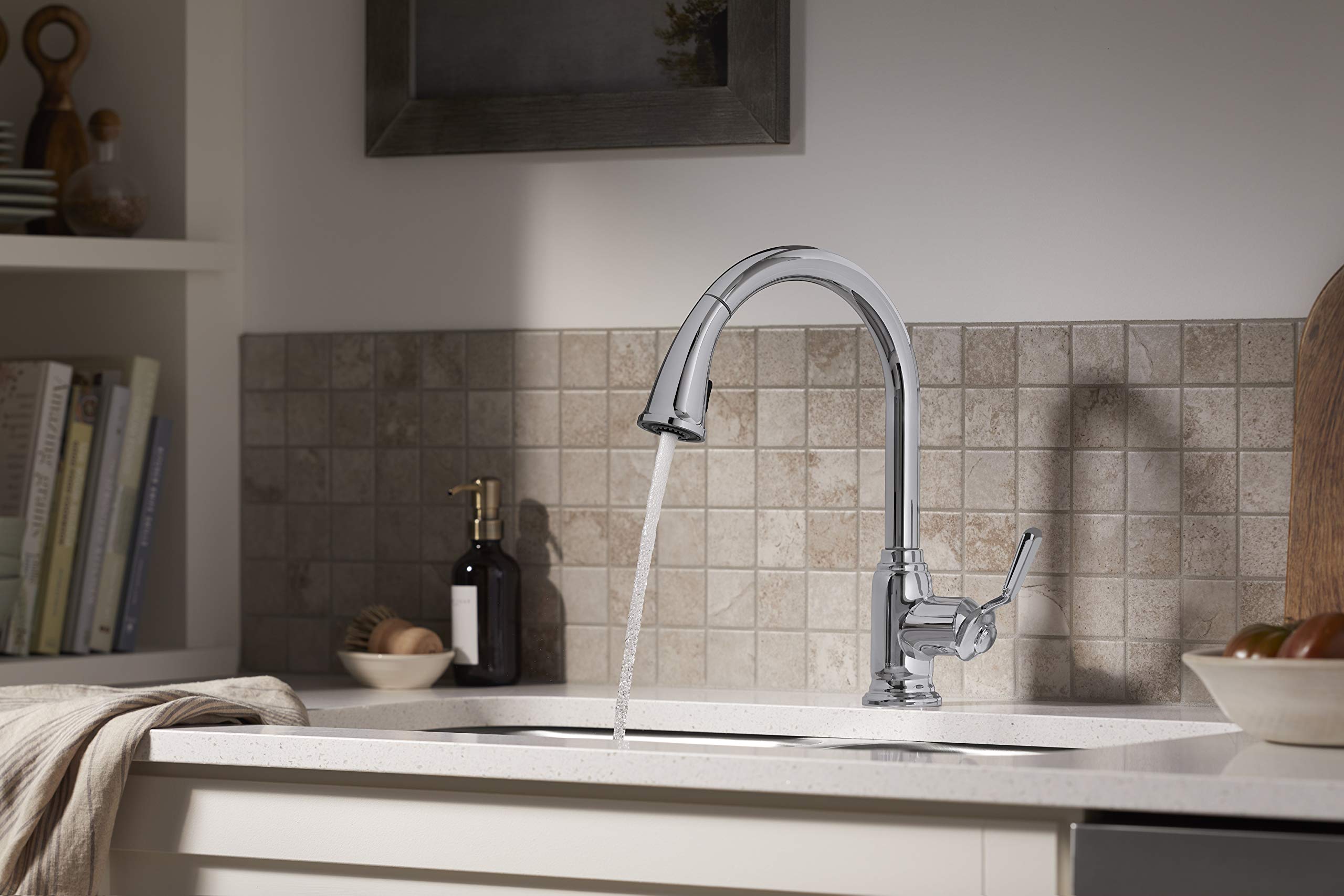 Ludington Pull Down Kitchen Faucet - Perfect for Modern Sinks