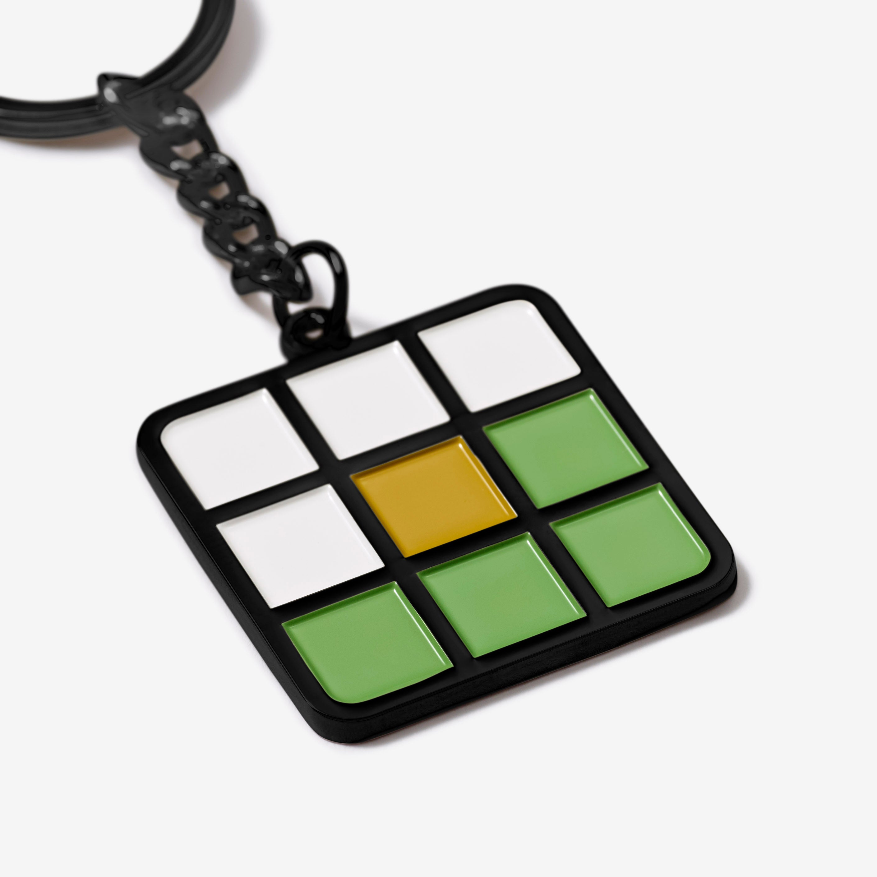 Wordle Keychain - Custom Puzzle Game Keyring for Word Lovers | Perfect Gift for Gamers, Teachers & Word Puzzle Enthusiasts