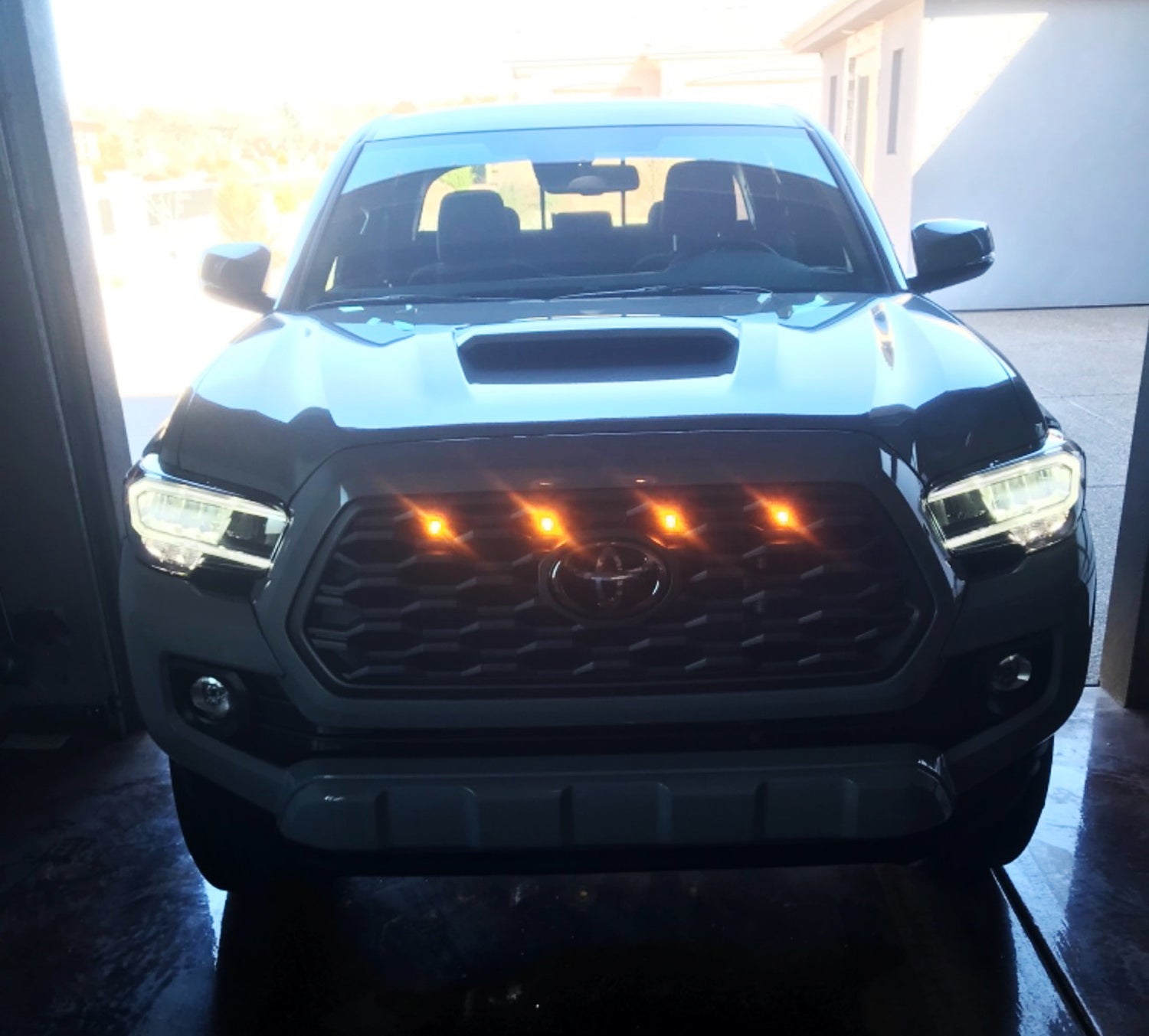 20mm Amber 3W LED Projector Lens Flush/Surface Mount Bolt Lights for Cars - Durable Waterproof Fog Lights for Off-Road Trucks, Motorcycles & Emergency Vehicles