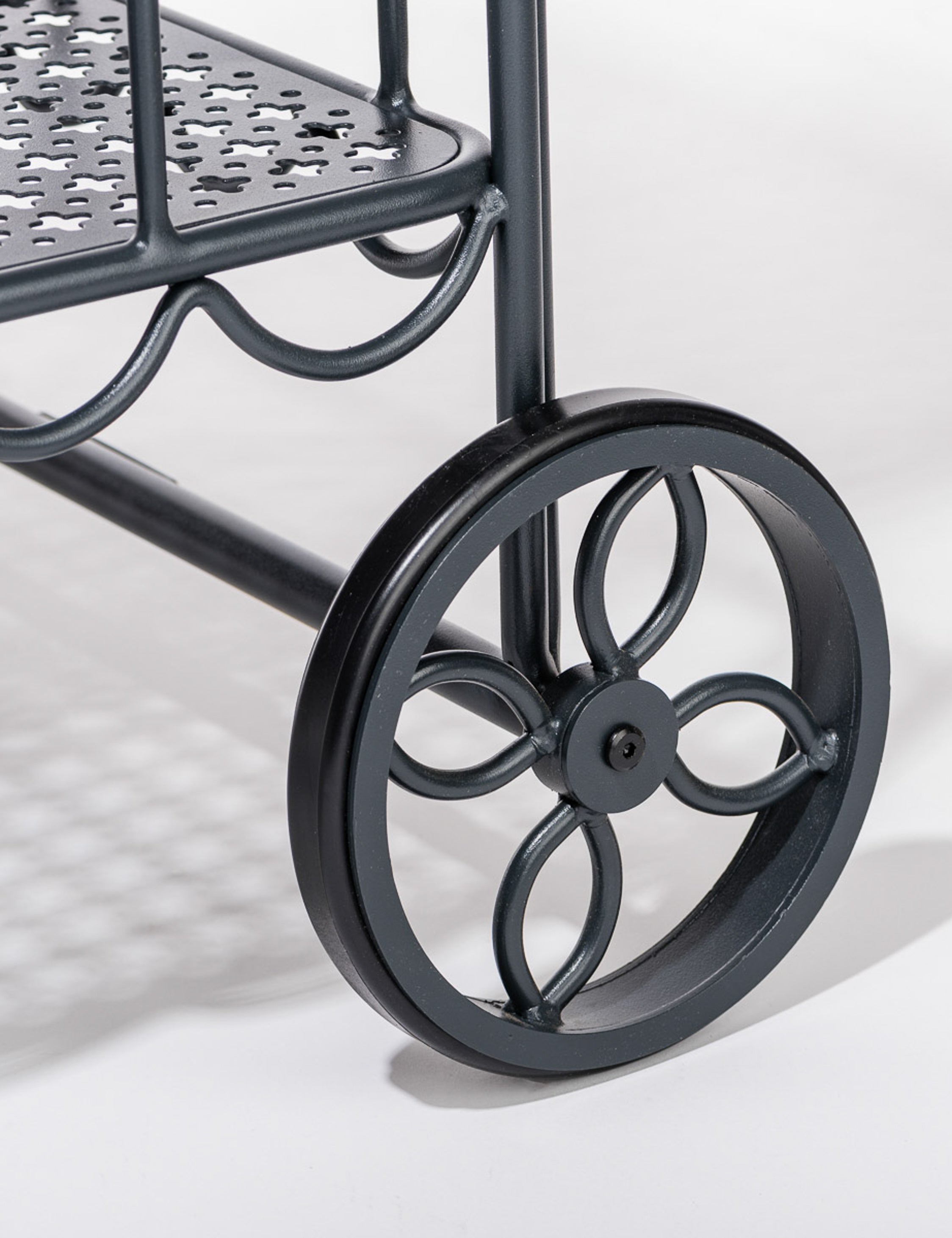 Al Fresco Bar Cart by Business & Pleasure Co. - Outdoor Rolling Drink Cart with Wheels for Patio, Garden & Poolside Entertaining