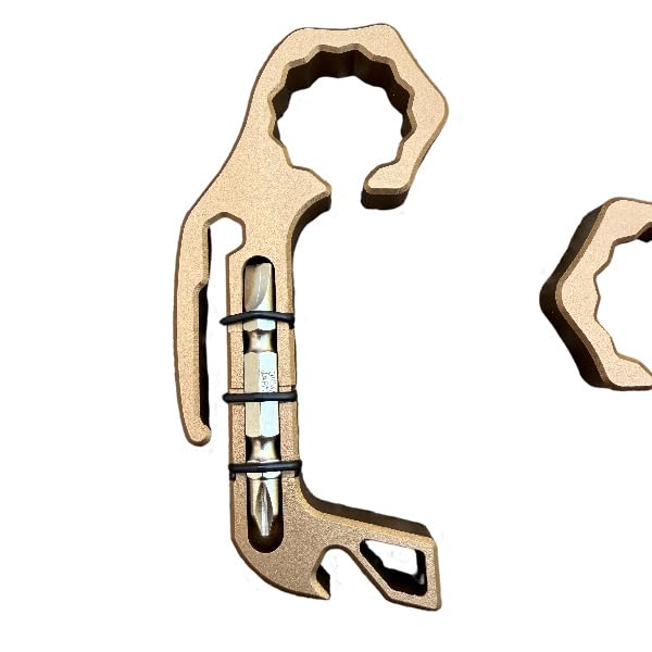 Bone Opener EDC Keychain Multitool - Serialized Collector's Edition | Compact Survival Tool for Outdoor Adventures, Camping & Everyday Carry
