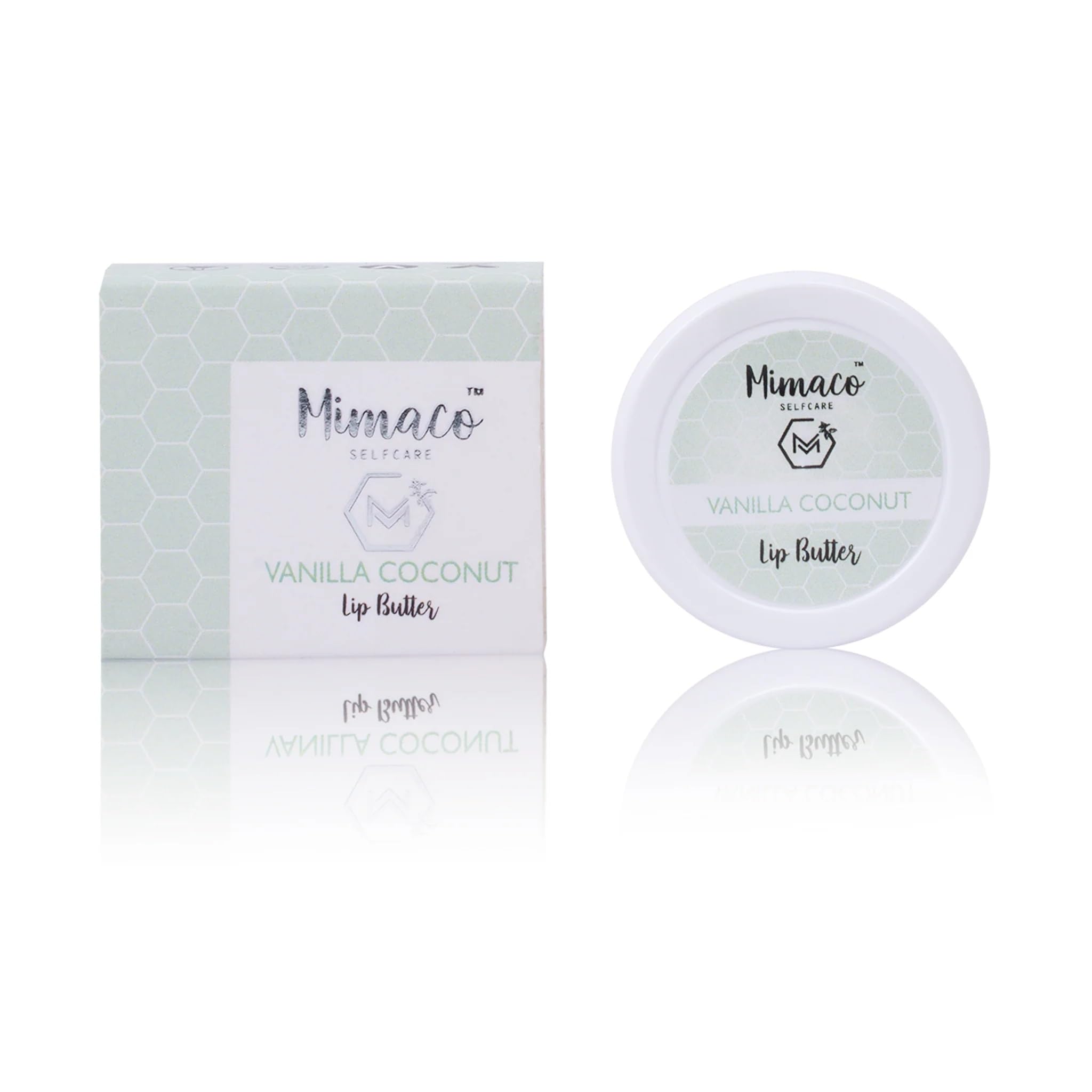 Mimaco Selfcare Vanilla Coconut Lip Butter - Hydrating & Nourishing Vegan Lip Balm with Shea Butter & Coconut Oil for Dry, Chapped Lips | Non-Tinted, 6g | Perfect for Daily Moisturizing, Winter Care & On-the-Go Lip Treatment