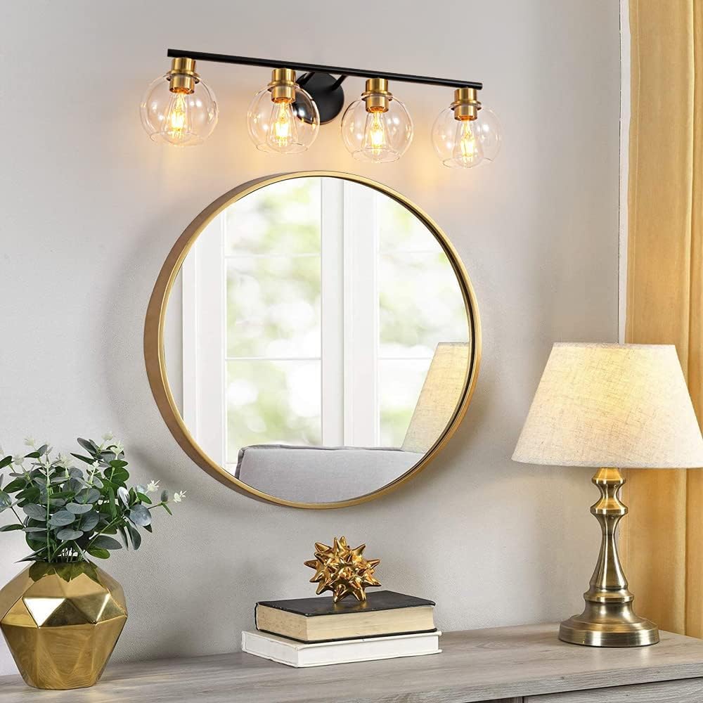 Modern 4-Light Bathroom Vanity Lighting - 29.5