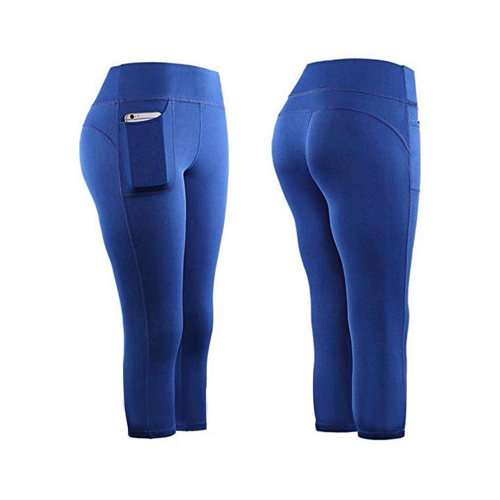 Women's Loose Fit Yoga Pants with Pockets - Stretchy Workout Leggings for Running, Fitness & Active Wear - Perfect for Yoga, Gym, Lounge & Everyday Comfort