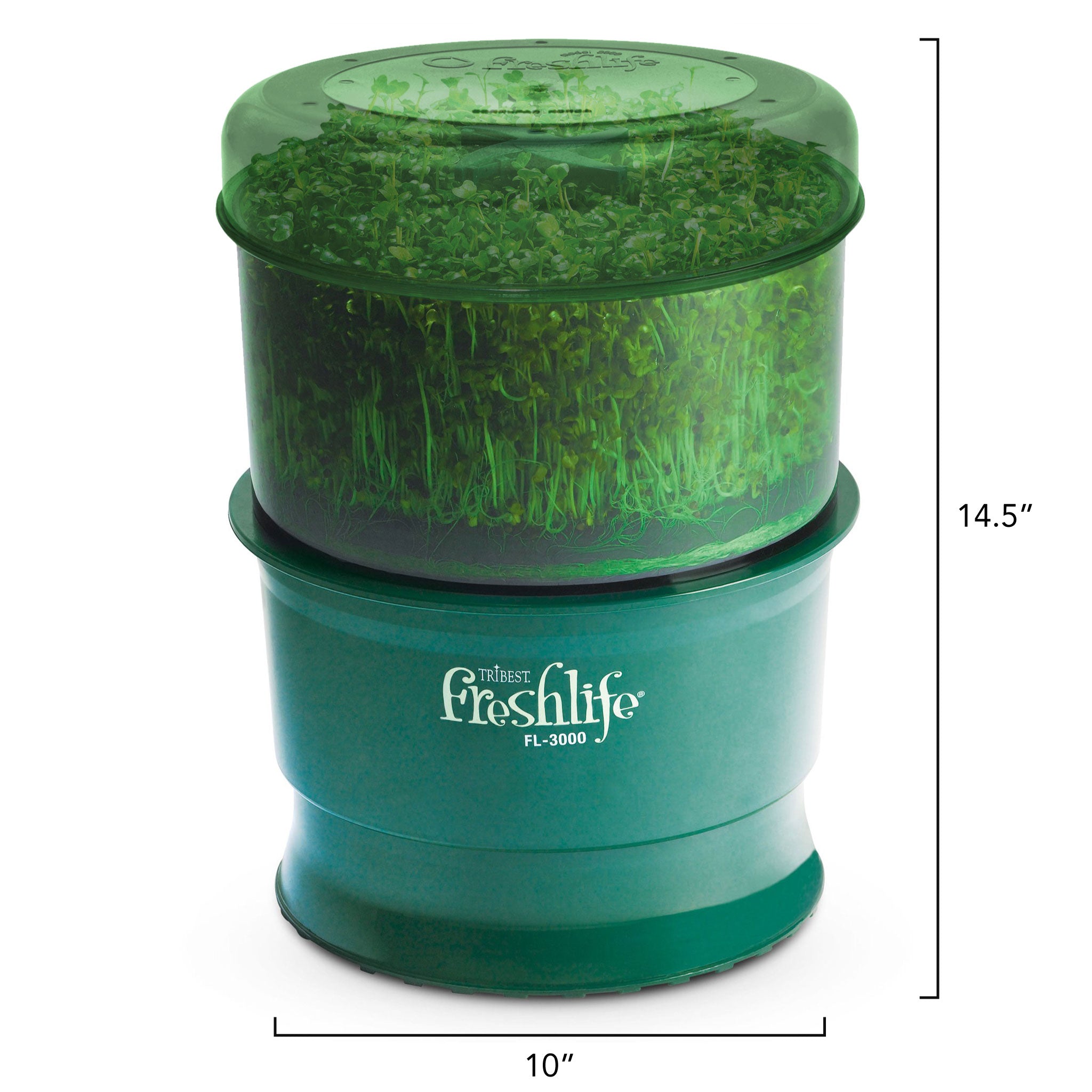 Freshlife® 3000 Automatic Seed Sprouter - Certified Refurbished | Indoor Gardening Kit for Microgreens, Sprouts & Wheatgrass | Perfect for Home, Kitchen & Healthy Lifestyle