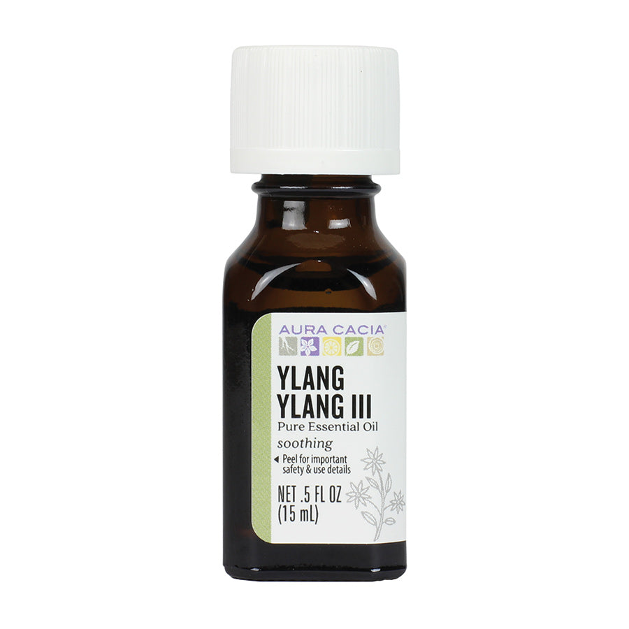 Ylang Ylang III Essential Oil .5 fl oz (15ml) - 100% Pure & Natural Aromatherapy Oil for Relaxation, Massage & Skin Care