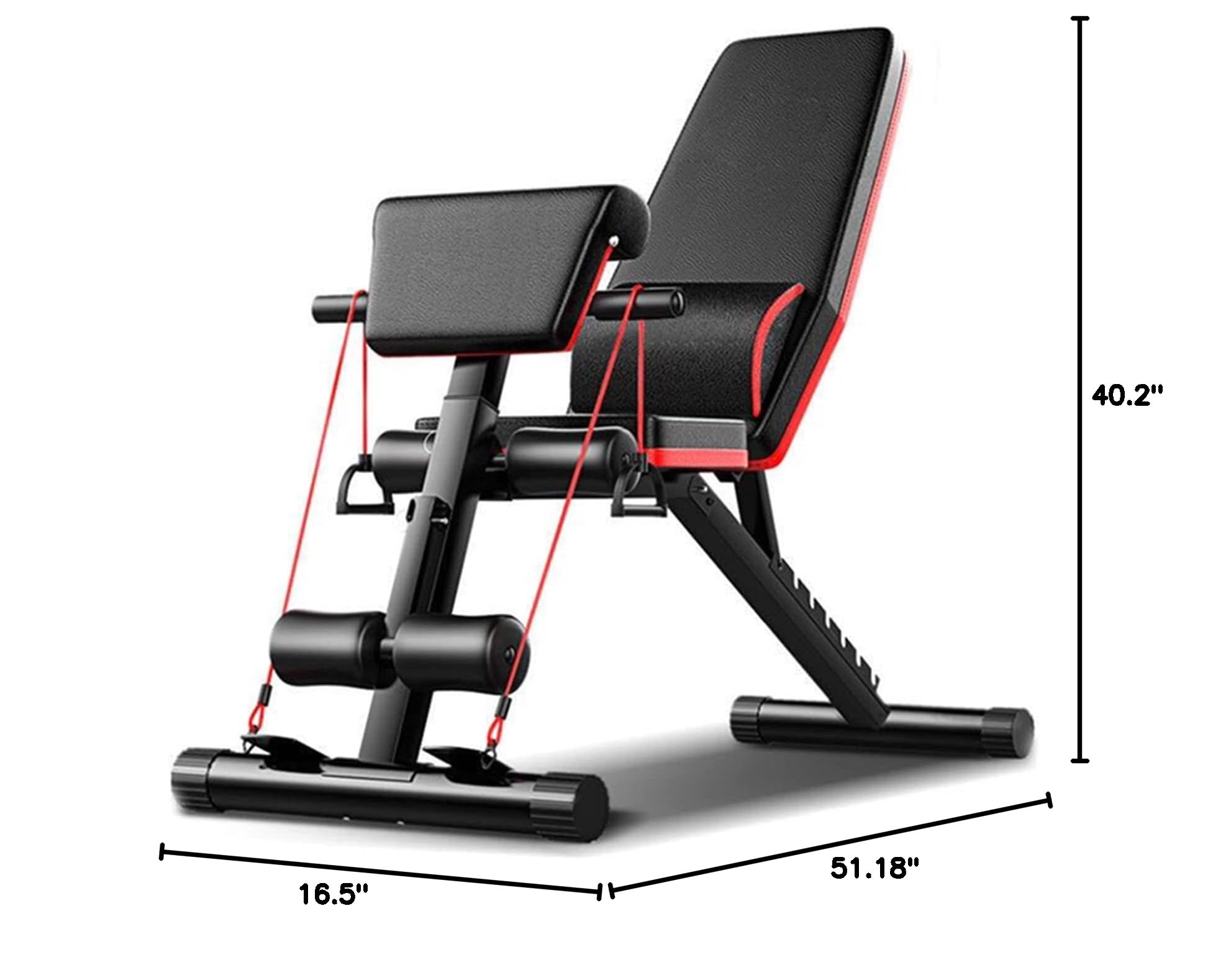 Adjustable Weight Bench 350 lbs Capacity - Anti-Sweat & Dirt-Resistant Home Gym Equipment for Full Body Strength Training - Perfect for Home Workouts, Muscle Building & Fitness Enthusiasts