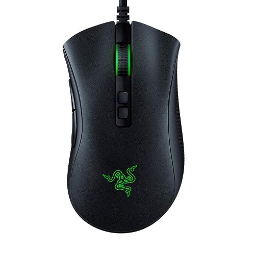 Razer DeathAdder V2 Wired Gaming Mouse - Ergonomic Design for PC, PS5, Xbox - High Precision 20K DPI Optical Sensor - 8 Programmable Buttons - RGB Lighting - Perfect for FPS, MOBA & Esports Gaming