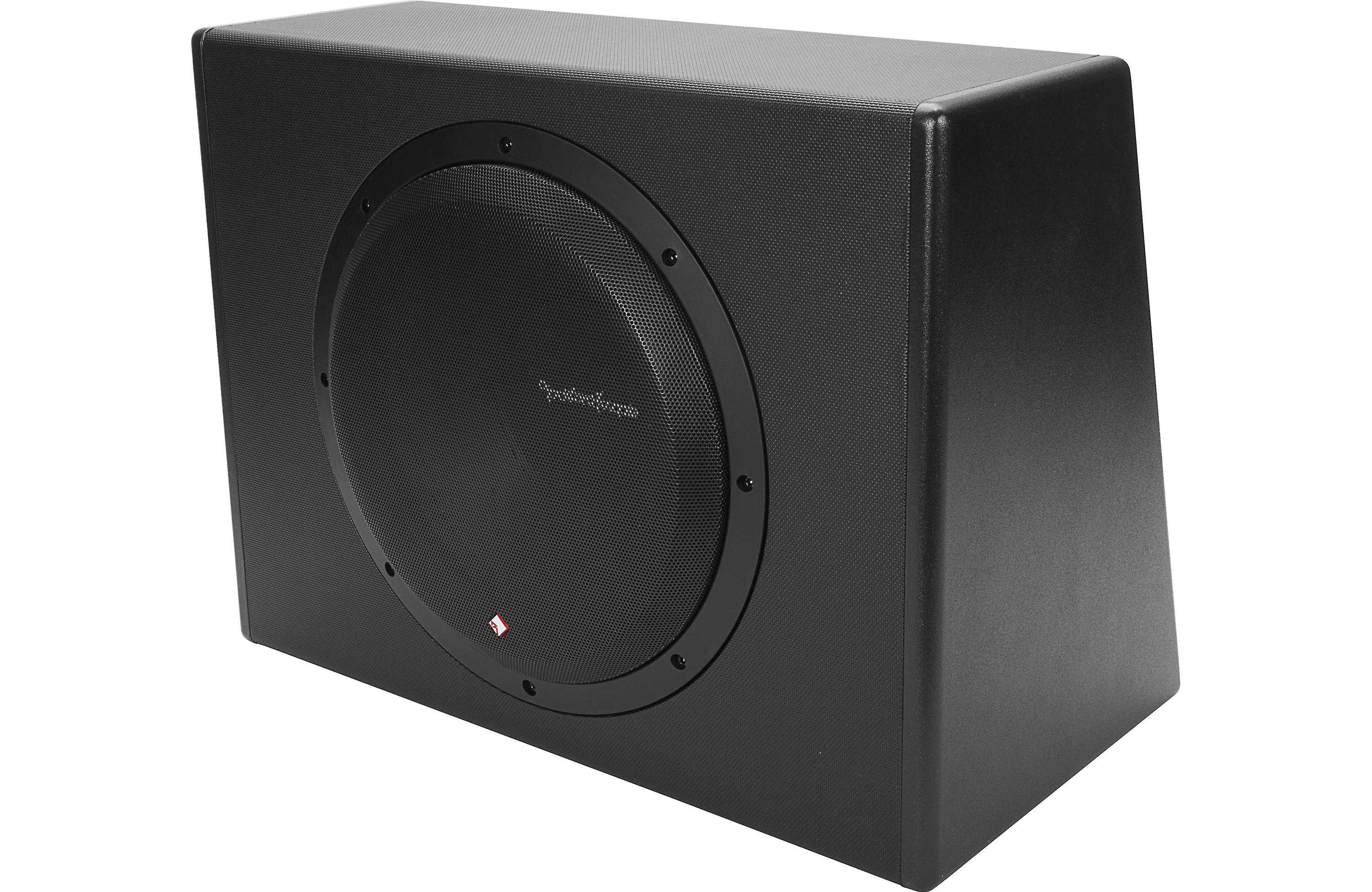 Rockford Fosgate Punch P300-12 300W Class D Amplified Car Subwoofer - 12 Inch Single Enclosure for Deep Bass | Perfect for Trucks, SUVs & Car Audio Systems