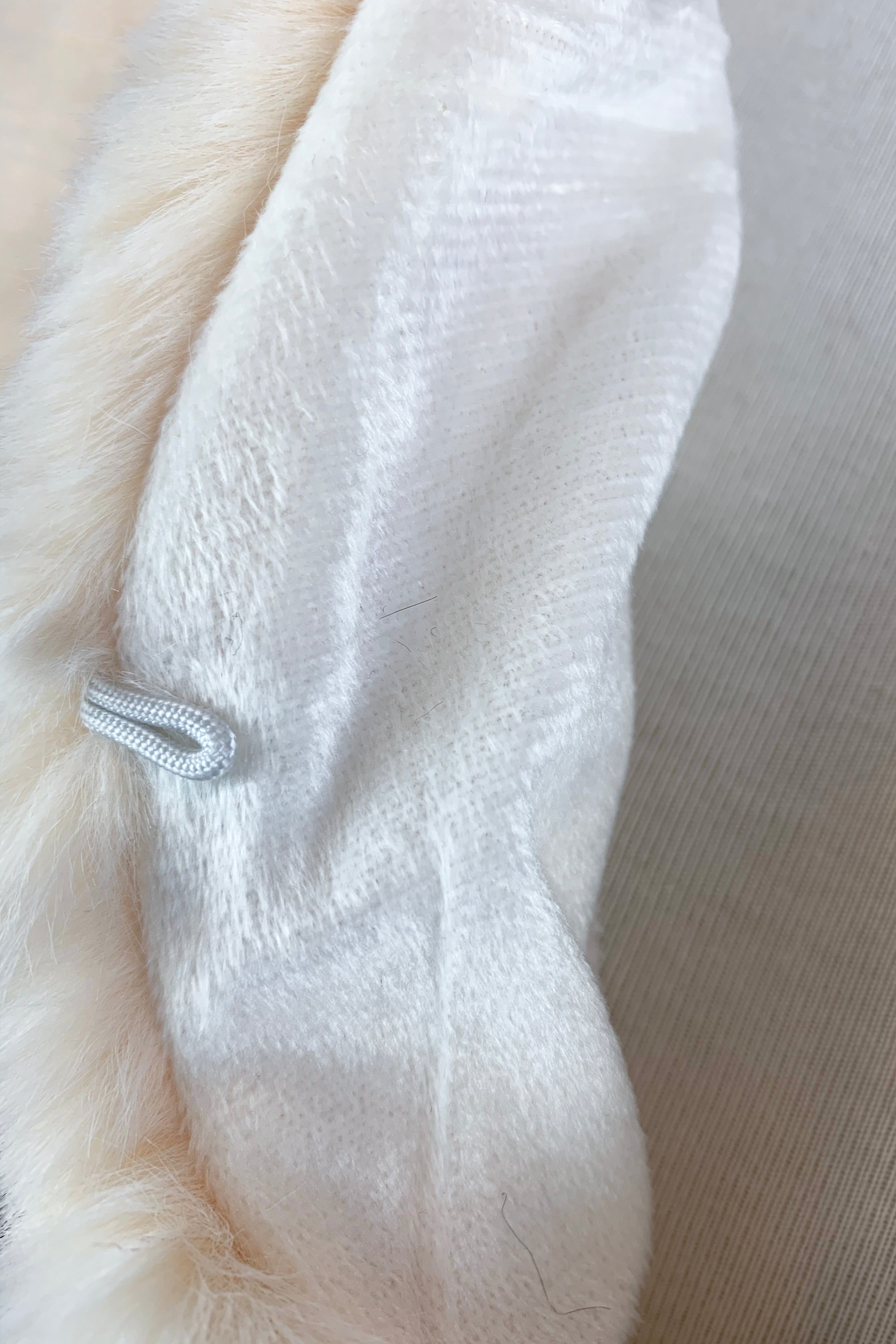Elegant Champagne Faux Fur Wedding Cape - Georgina Cha05 Bridal Shawl for Winter Weddings & Photo Shoots