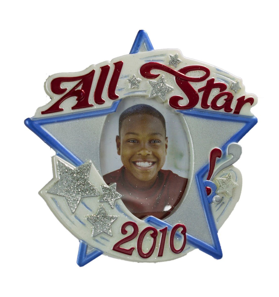 1 X All Star Kid Frame 2010 Hallmark Christmas Ornament - Perfect for Tree Decorations, Gift Giving & Holiday Collectibles