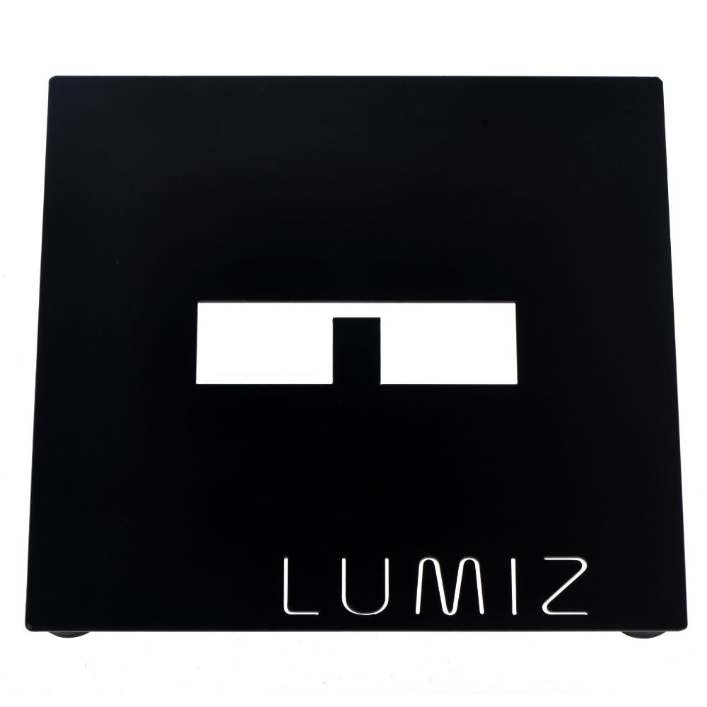 Lumiz Adjustable Metal Table Stand Plate - Sturdy & Durable Holder for Phones, Tablets & E-Readers - Perfect for Home, Office & Travel Use