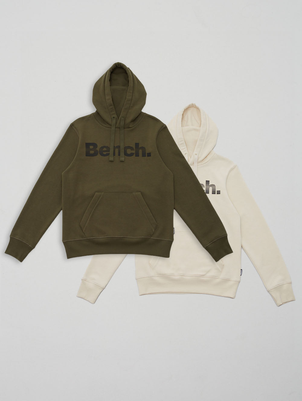 Men's Holloway Hoodie 2-Pack - Soft Cotton Pullover Sweatshirt for Casual Wear & Gym - Black & Grey
