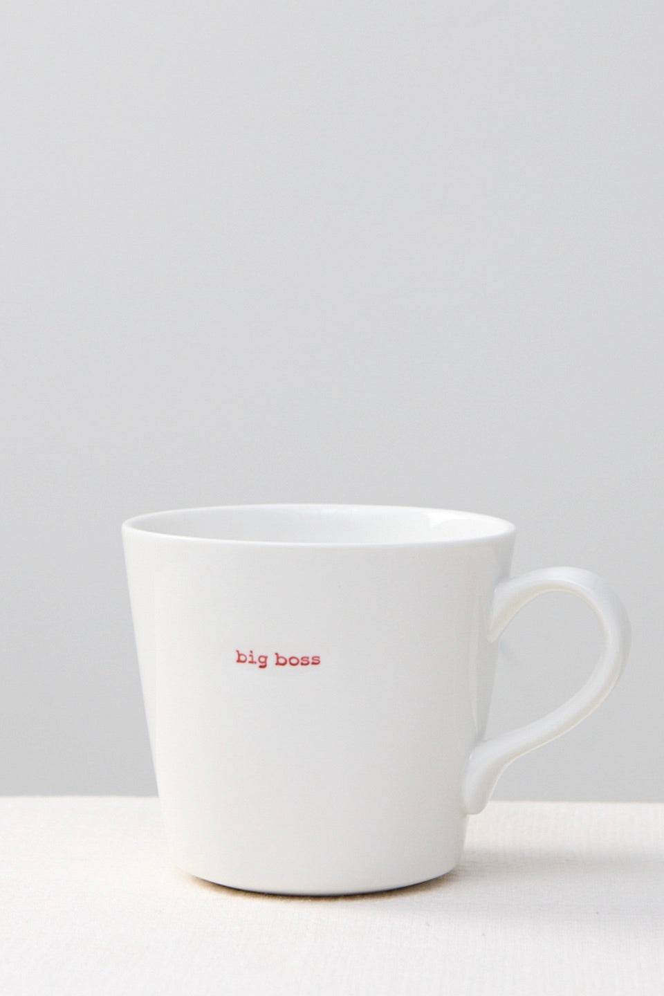 Big Boss White XL 500ml Bucket Mug - Perfect for Coffee, Tea, and Outdoor Camping Use