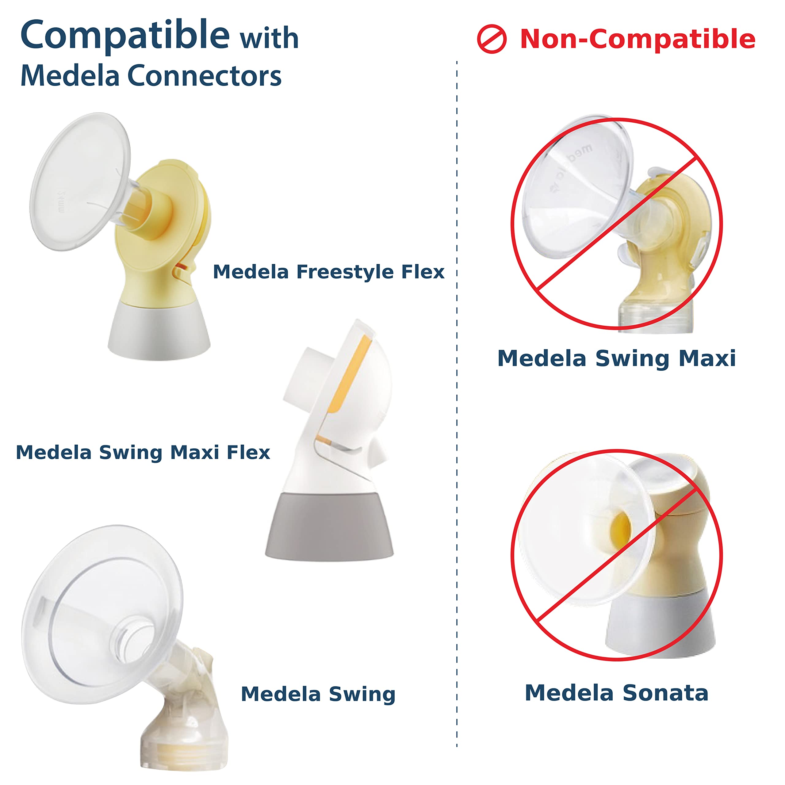 Medela Freestyle Flex & Swing Maxi Flex Pump Tubing Replacement - Compatible with Medela Breast Pumps (Not Original Parts) - Perfect for Travel, Work & On-the-Go Pumping