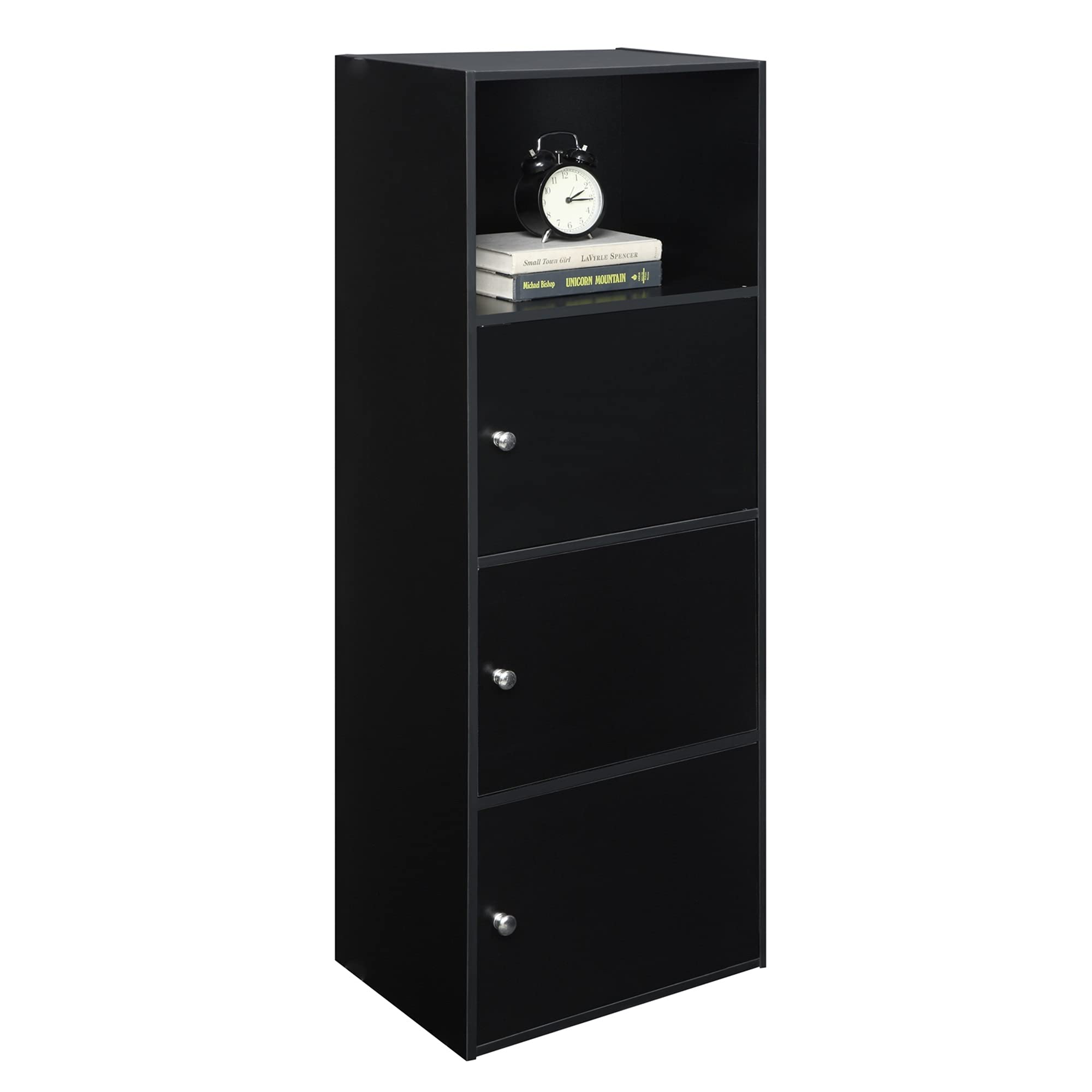 Ergode Xtra Storage 3-Door Cabinet with Adjustable Shelves - Perfect for Home Office, Living Room & Bedroom Organization