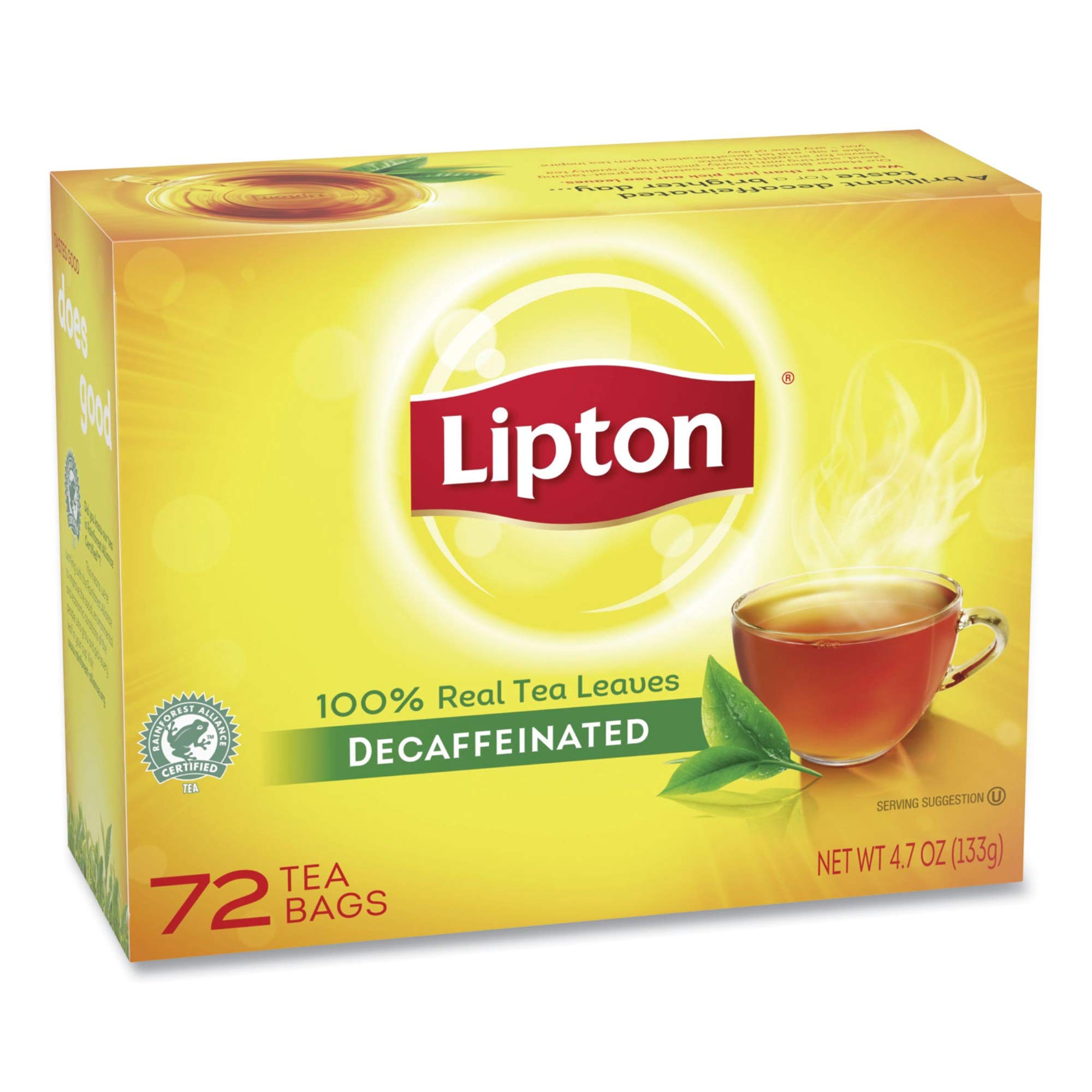 Organic Decaffeinated Tea Bags - 72 Count Box | Herbal Relaxation Blend for Evening & Stress Relief | Perfect for Office, Home & Gift Giving
