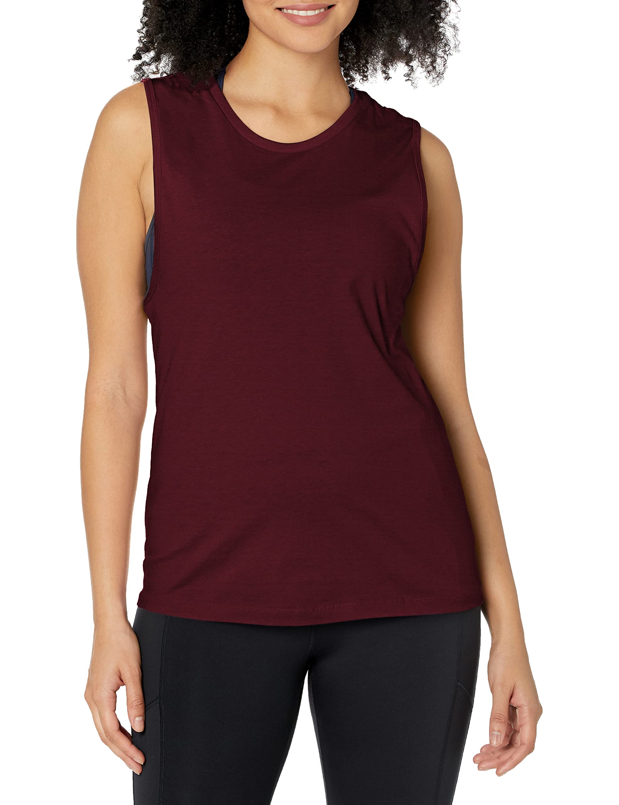 Marky G Apparel Women's Jersey Muscle Tank - Soft Breathable Workout Top for Yoga, Gym & Summer Fashion