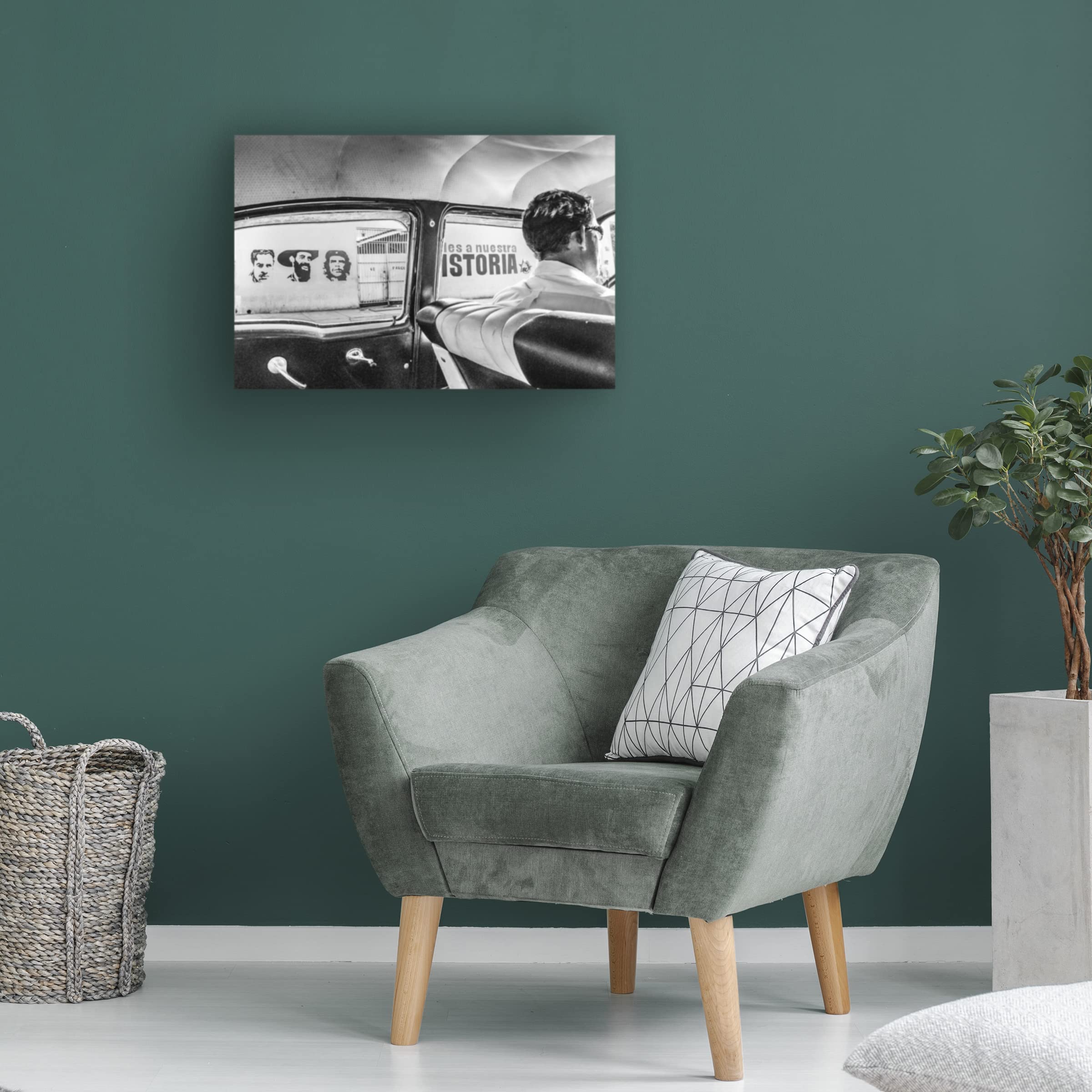 Trademark Fine Art 'Inside Travelling Outside History Havana Cuba' Canvas Wall Art Print by Andreas Bauer - Perfect for Living Room, Bedroom & Office Decor