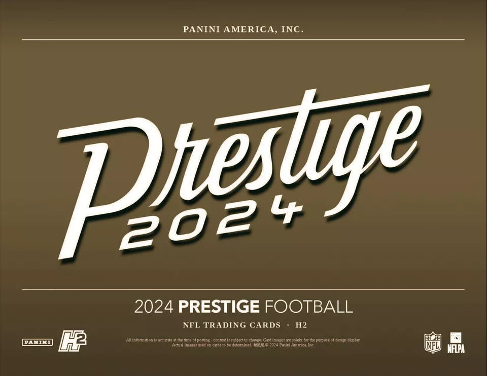 2024 Panini Prestige Football H2 20 Box Case - Collectible Trading Cards for NFL Fans & Sports Memorabilia Collectors - Perfect for Gifts, Investments, and Fantasy Football Enthusiasts
