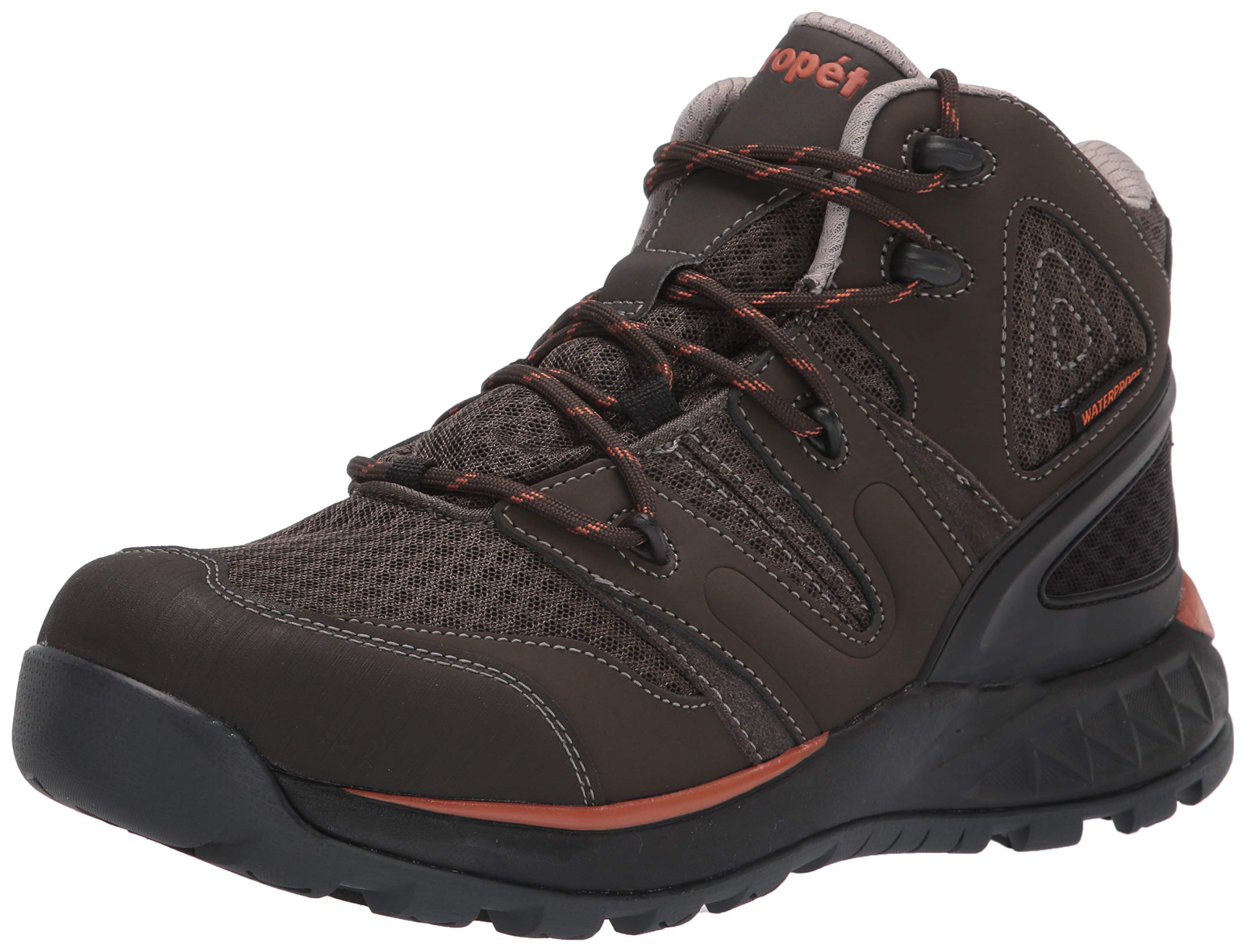Propet Men's Veymont Waterproof Hiking Boots - Lightweight Comfortable Outdoor Shoes for Trail Walking & Casual Wear