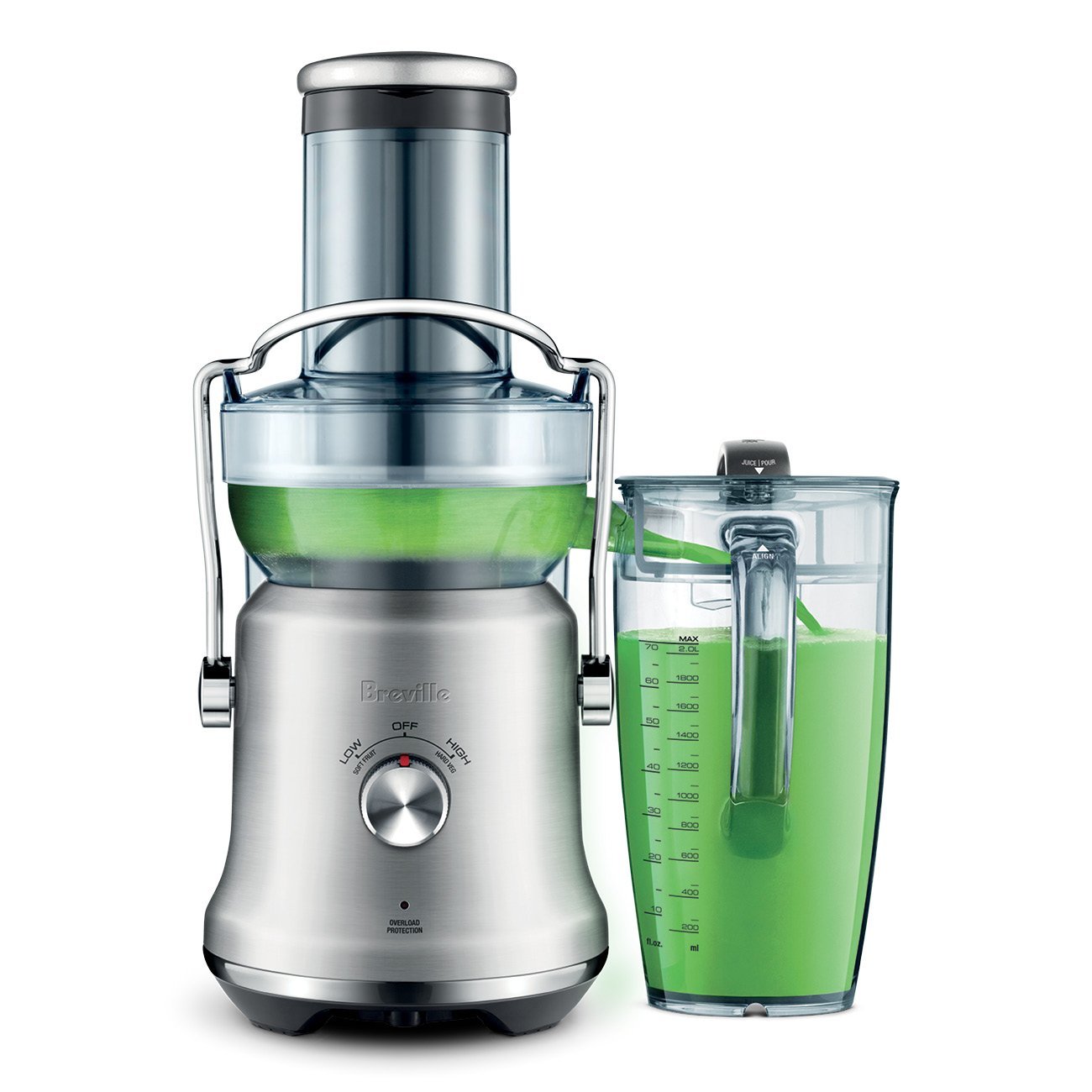 Breville BJE530BSS Juice Fountain Cold Plus Juicer - High Speed Masticating Juicer for Fruits & Vegetables - Perfect for Healthy Smoothies, Detox Drinks & Family Breakfasts