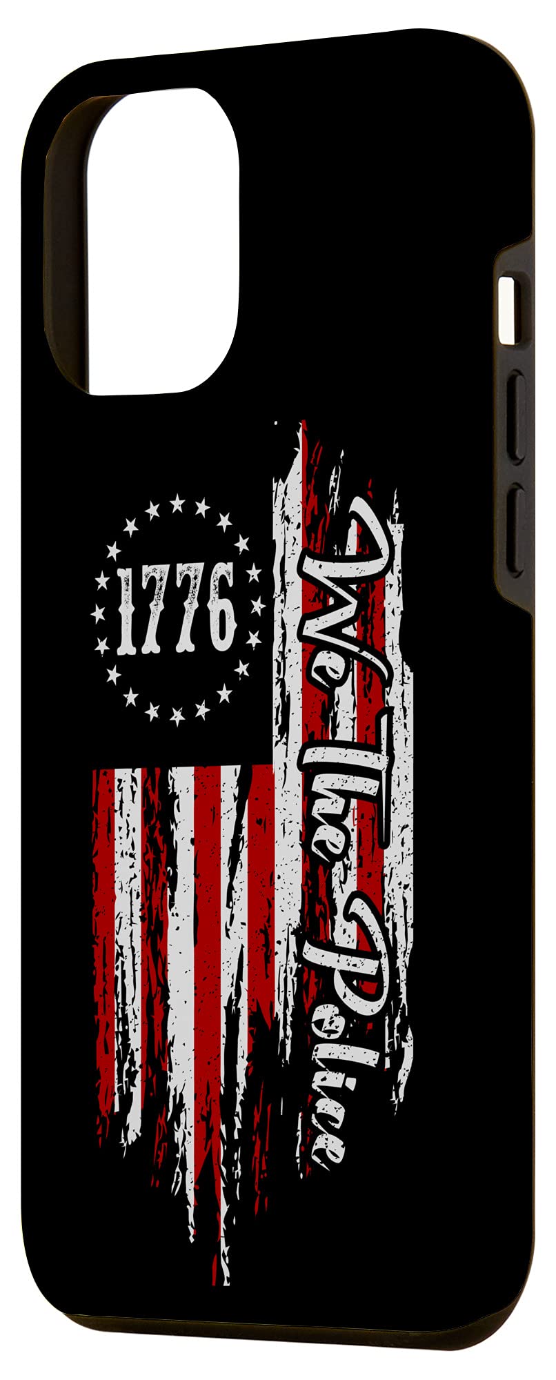 iPhone 12 Pro Max Case - We The Police American History 1776 Patriotic Independence Day Design - Perfect for Police Officers, History Enthusiasts & Patriotic Americans