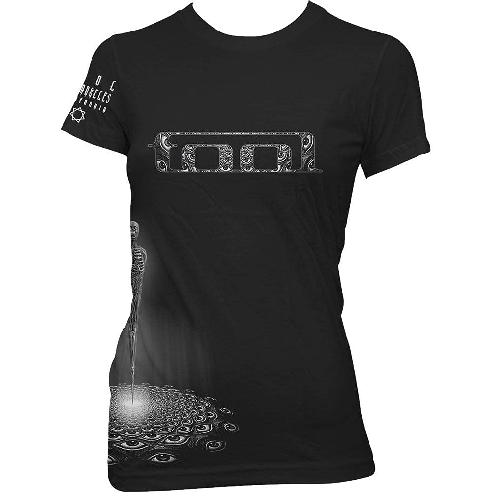 Spectre Junior Top - Black Wrap Around & Sleeve Print Tool Design for Girls | Perfect for School, Parties & Casual Wear