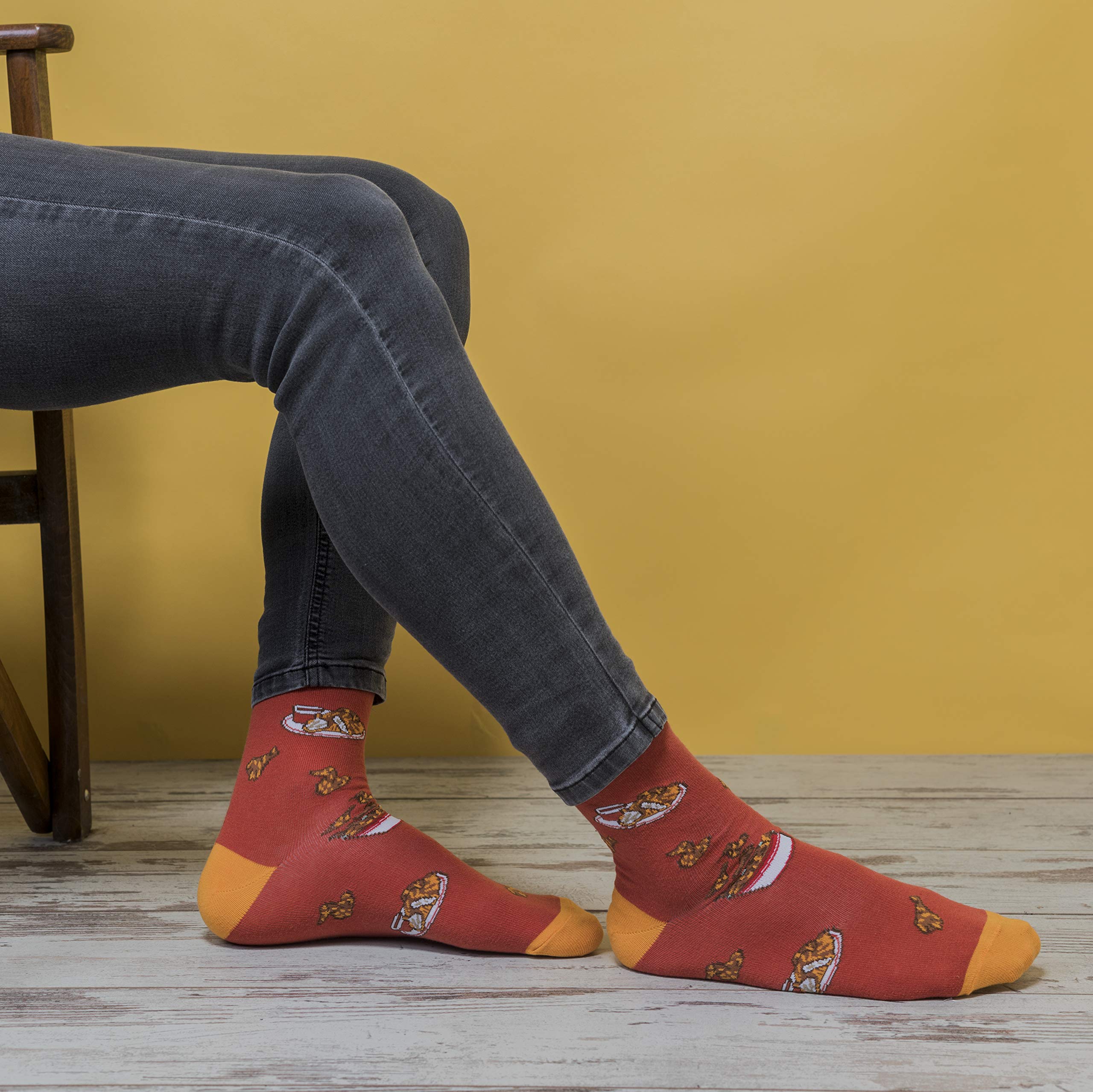 Men's 5-Pack Luxury Colorful Cotton Novelty Dress Socks Gift Set - Fun & Stylish Socks for Work, Party & Casual Wear