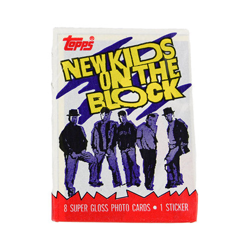 1989 Topps New Kids On The Block Trading Cards - Unopened Vintage Pack - Collectible Memorabilia for Music Fans & Card Collectors - Perfect for Display, Gifts, and Nostalgic Collections