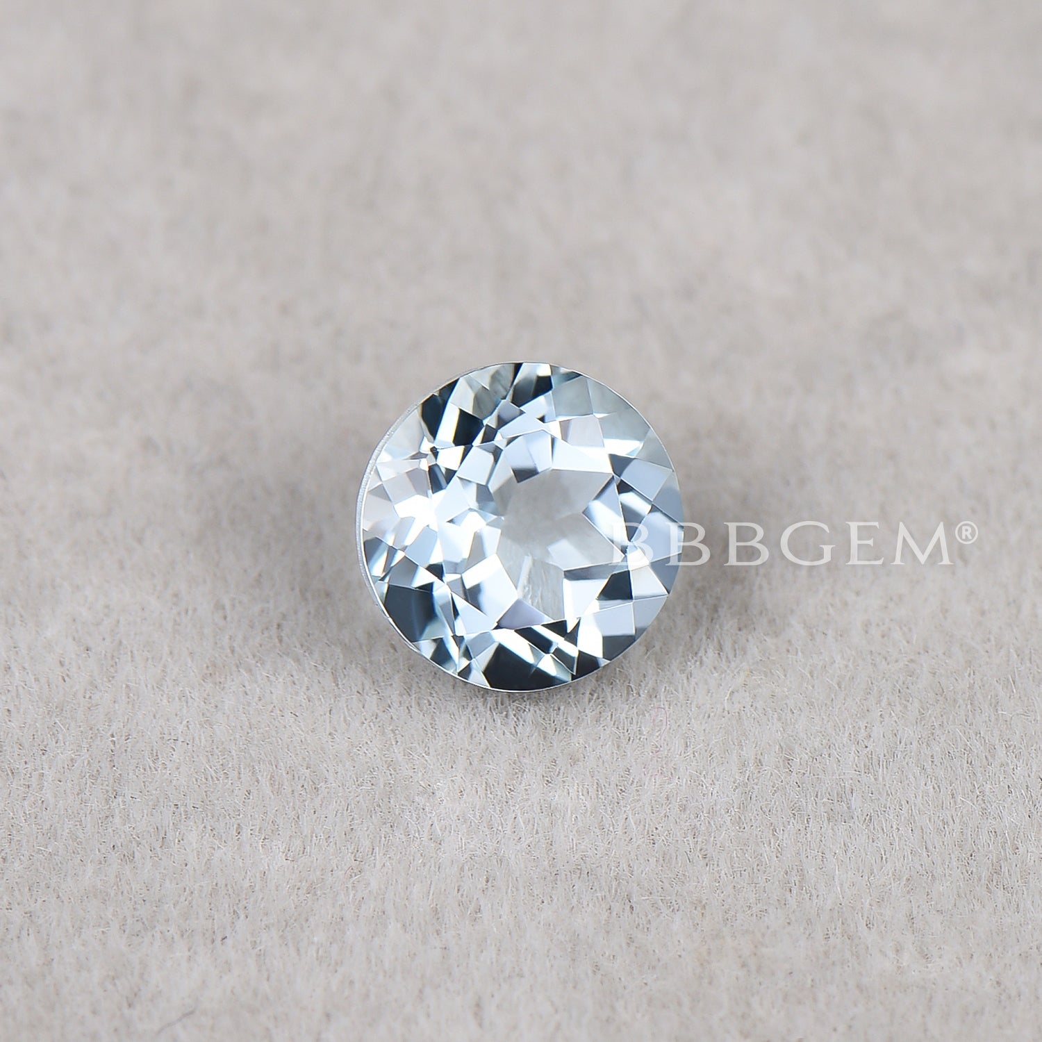 Natural Round Cut Aquamarine Loose Gemstone - March Birthstone for Jewelry Making, Wholesale Faceted Stones for Rings, Necklaces & Earrings