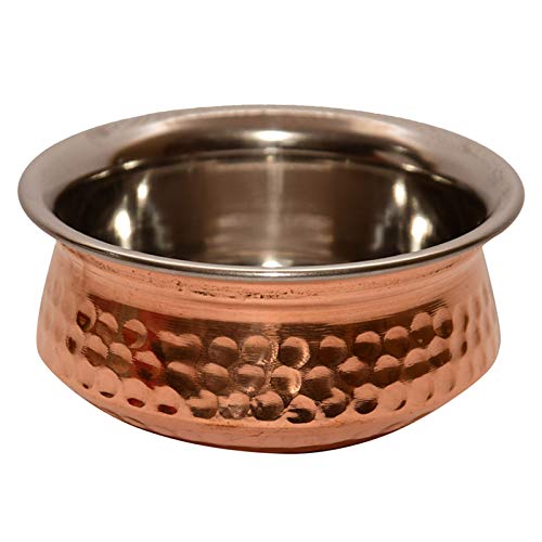 Premium Stainless Steel & Copper Thali Set - Traditional Indian Dinnerware for Restaurants, Hotels & Home Dining | Elegant Diwali Gift for Festive Celebrations & Family Gatherings