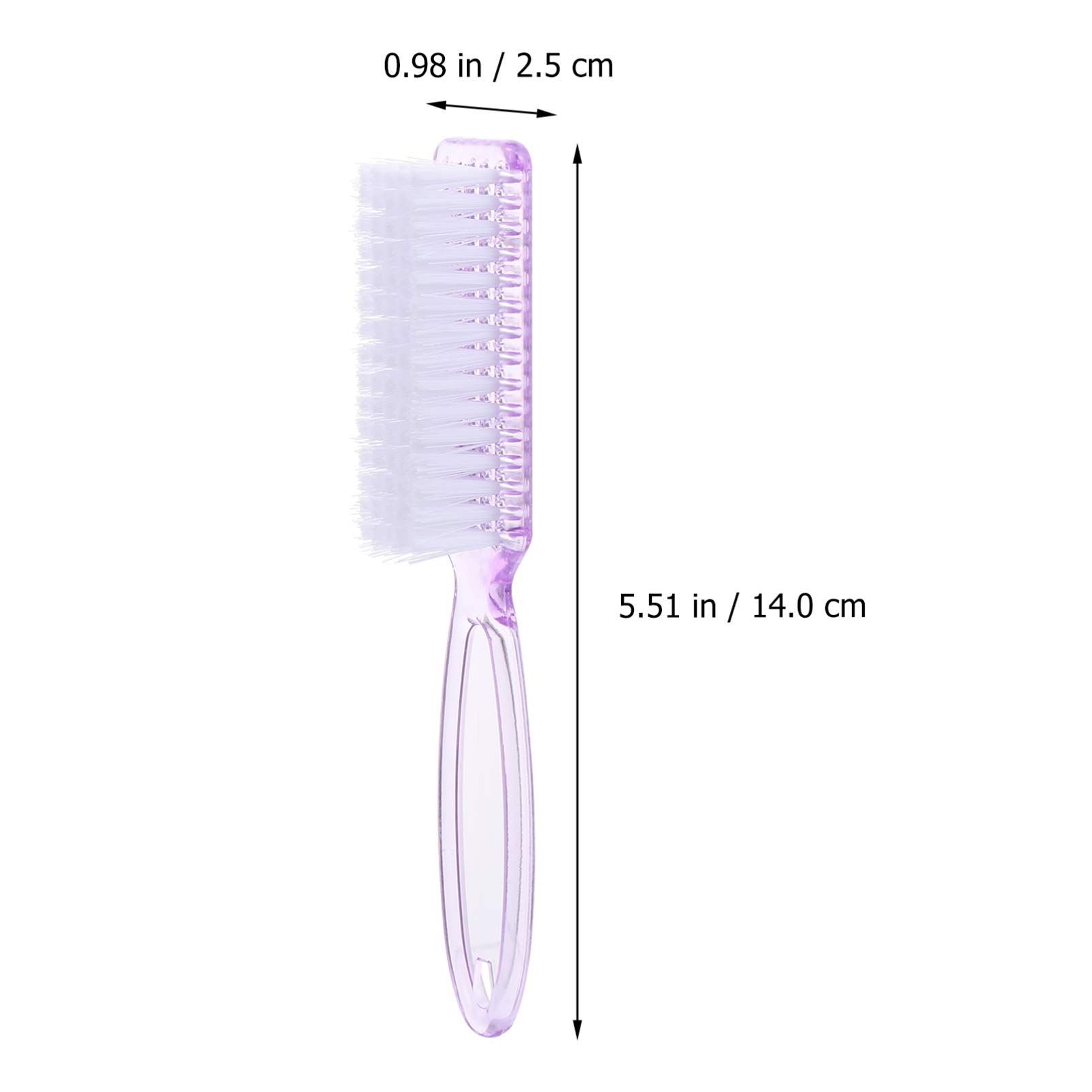 HEALLILY 10 Pack Nail Brush Set - Durable Handle Grip Scrub Brushes for Hands, Fingernails & Toes - Perfect for Pedicure, Manicure & Foot Care - Ideal for Home, Salon & Travel Use