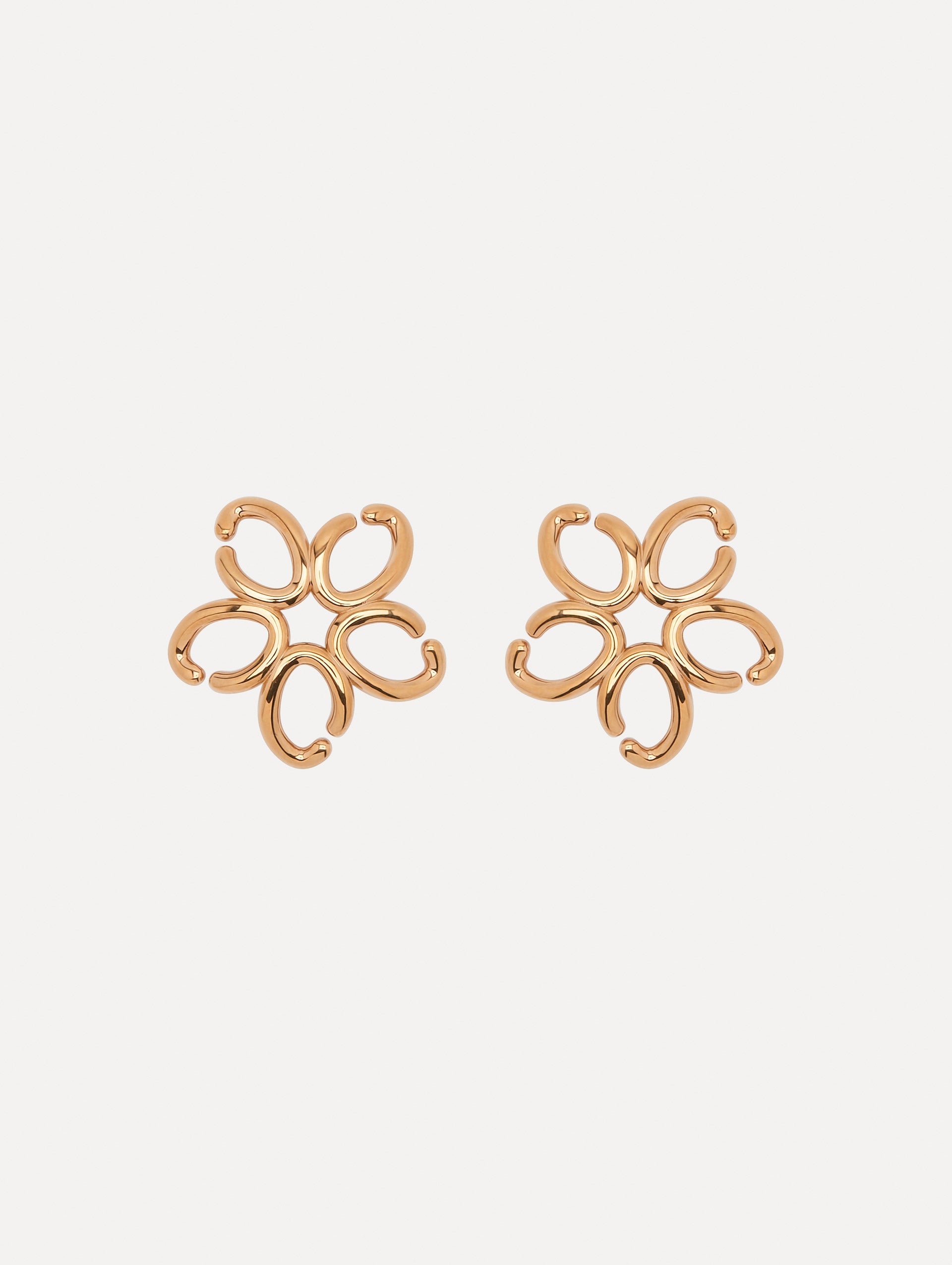 Small O Flower Earrings for Women - Dainty Floral Stud Earrings for Everyday Wear | Perfect Gift for Her, Birthday, Anniversary, Valentine’s Day